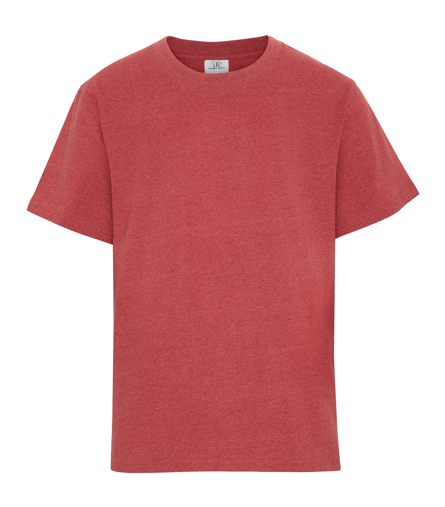 Premium ATC_EarthWash - ATC™ EARTH WASH® YOUTH TEE. - ATC6040Y | Custom Embroidery Available - Fast Turnaround Earth Red ATC6040Y ATC_EarthWash
