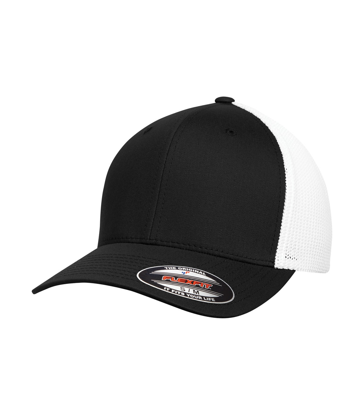 ATC Flexfit ATC6511, Flexfit Trucker Mesh, Black/White