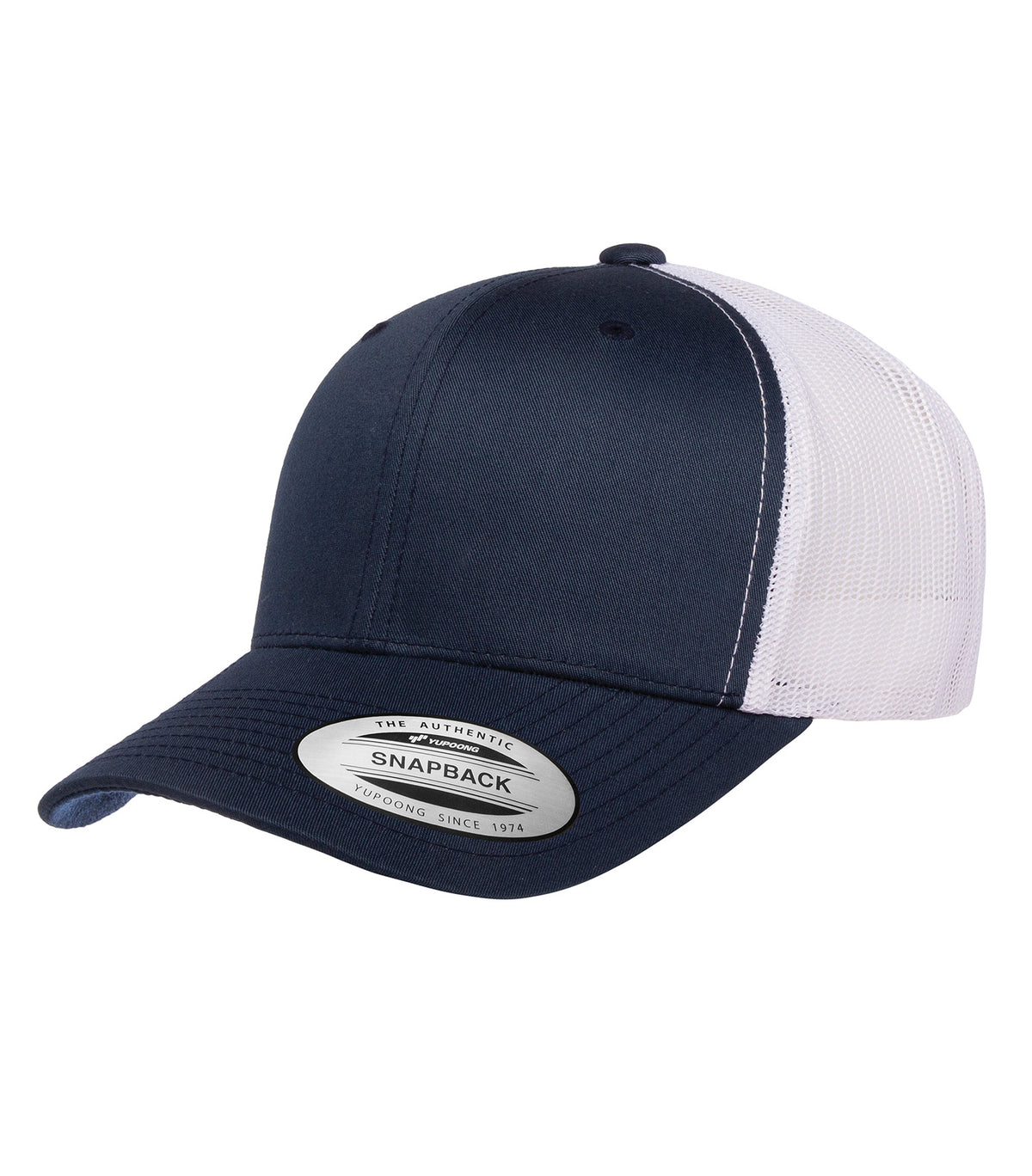 ATC YP Classics ATC6606, Yp Classics Retro Trucker Cap, Navy/White