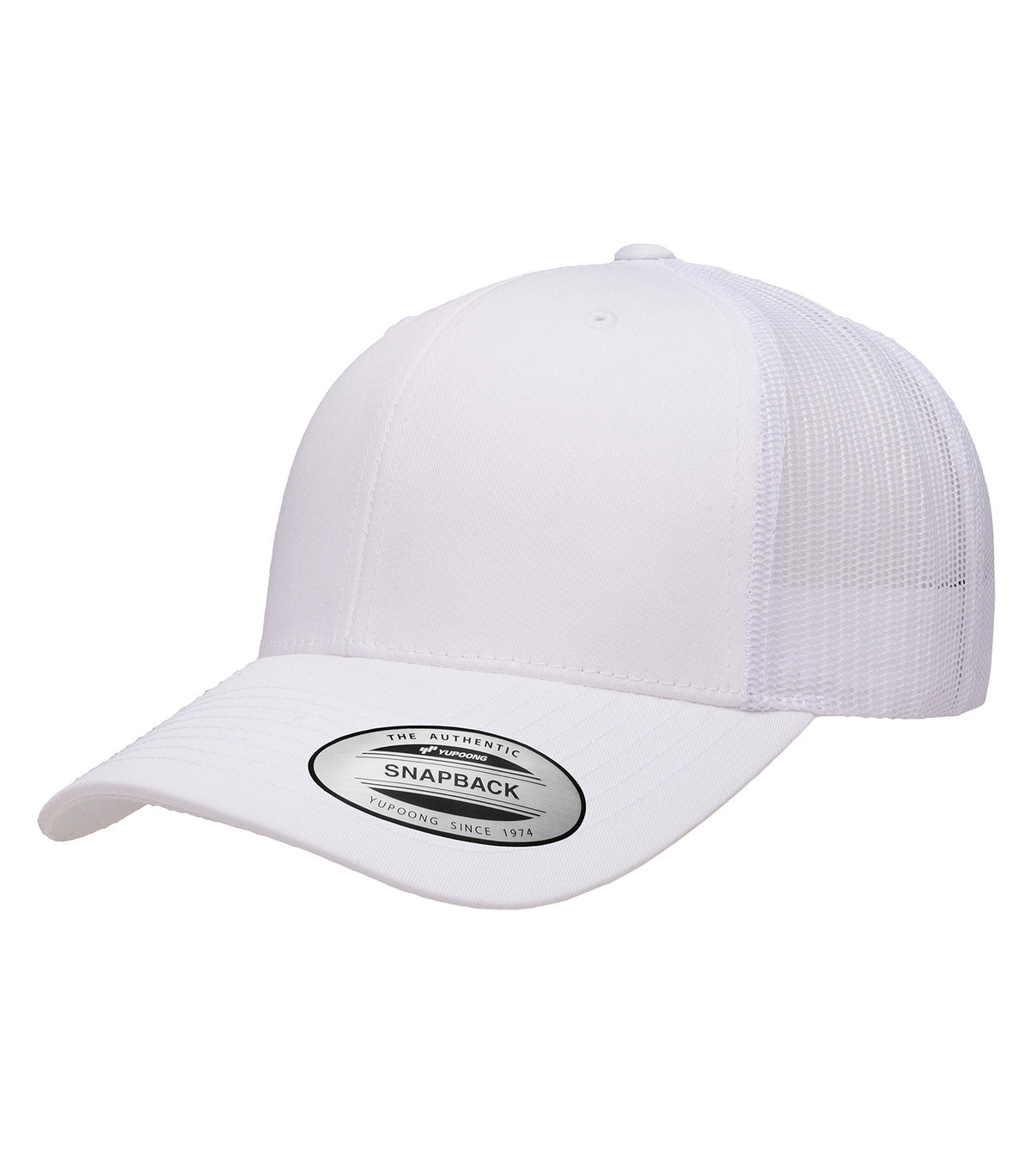 ATC YP Classics ATC6606, Yp Classics Retro Trucker Cap, White/White