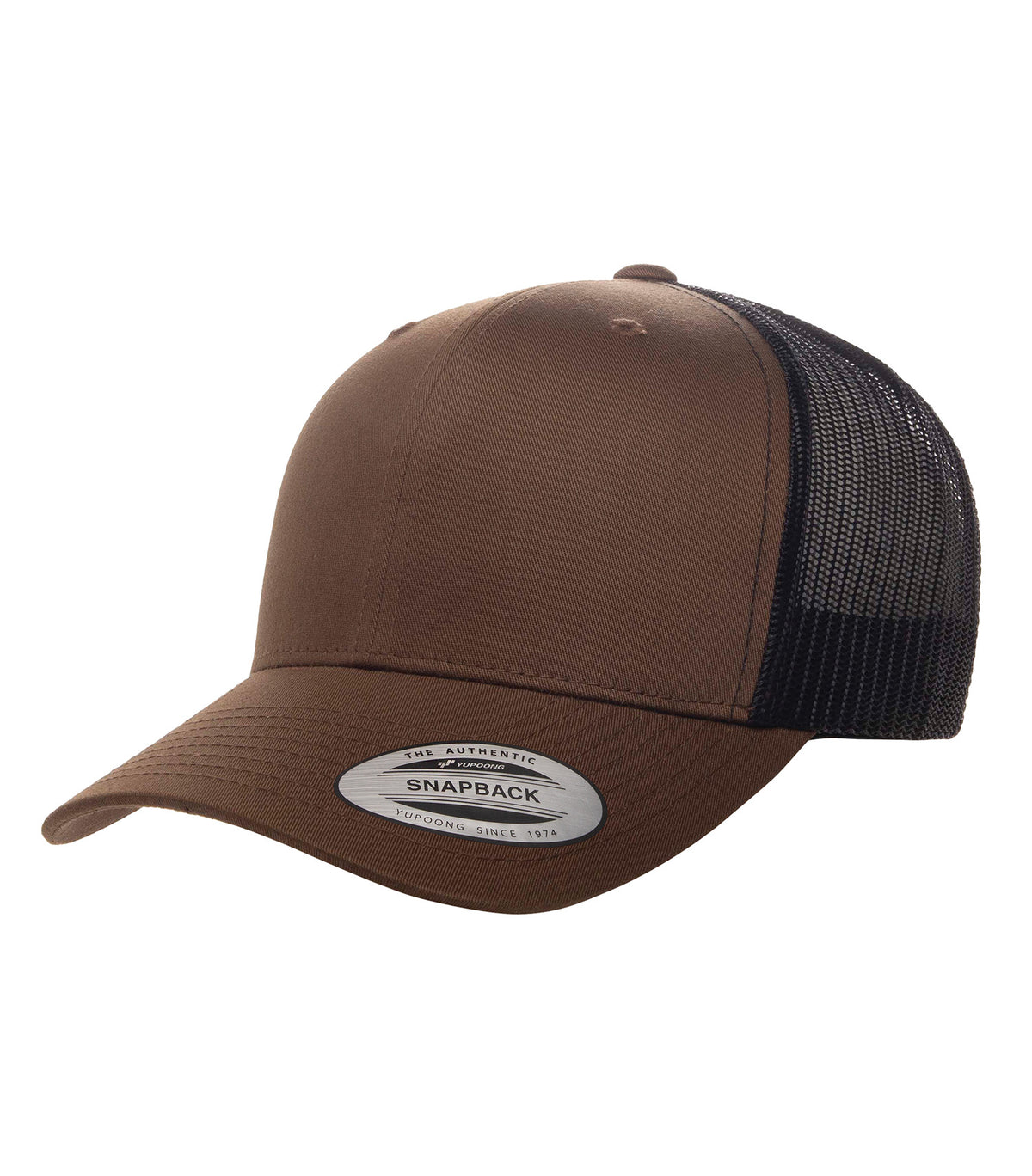 ATC YP Classics ATC6606, Yp Classics Retro Trucker Cap, Coyote Brown/Black*