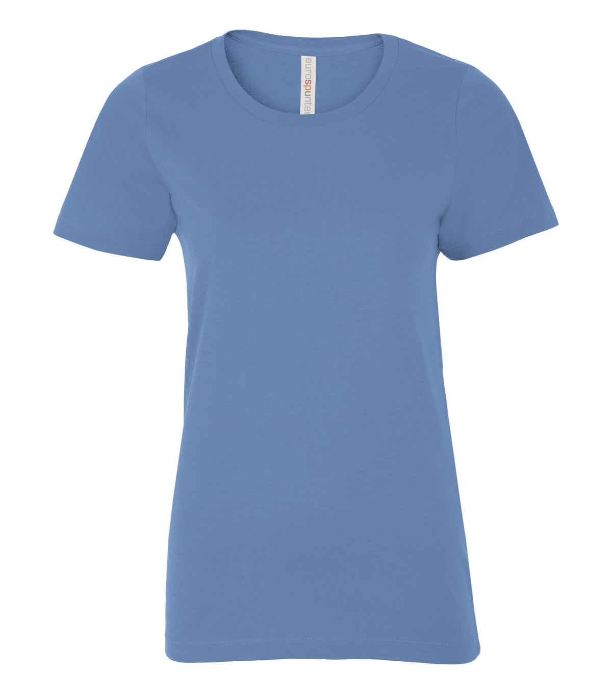 ATC EuroSpun ATC8000L, Eurospun Ring Spun Ladies' Tee, Carolina Blue
