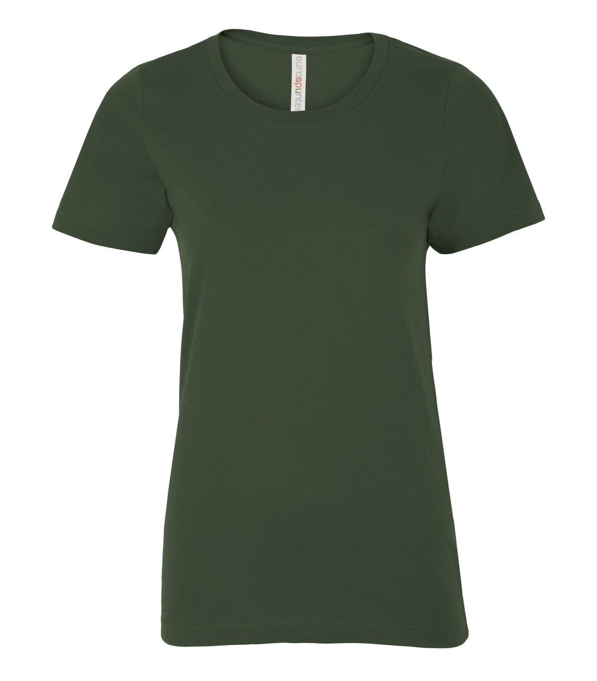 ATC EuroSpun ATC8000L, Eurospun Ring Spun Ladies' Tee, Forest Green