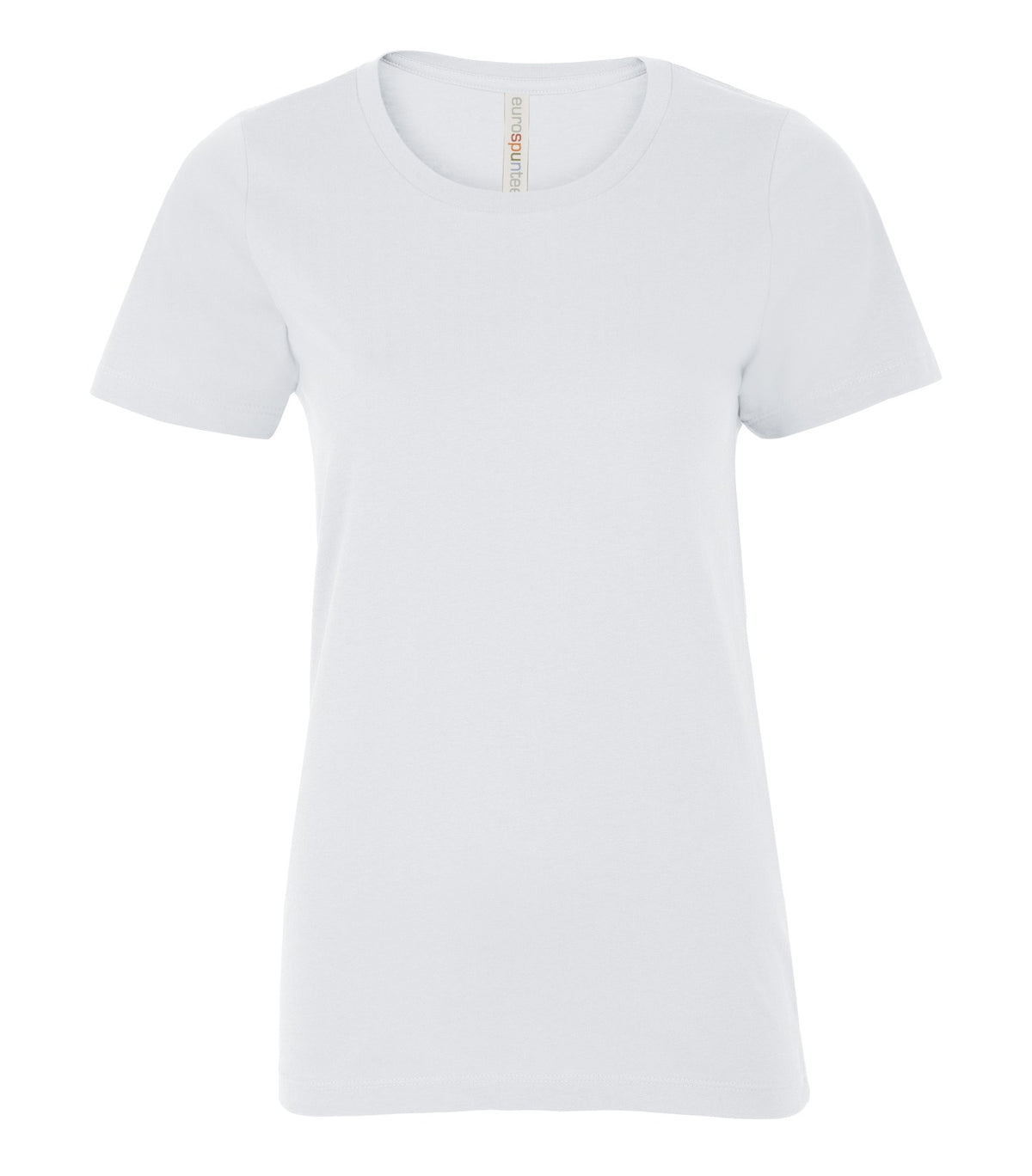 ATC EuroSpun ATC8000L, Eurospun Ring Spun Ladies' Tee, White