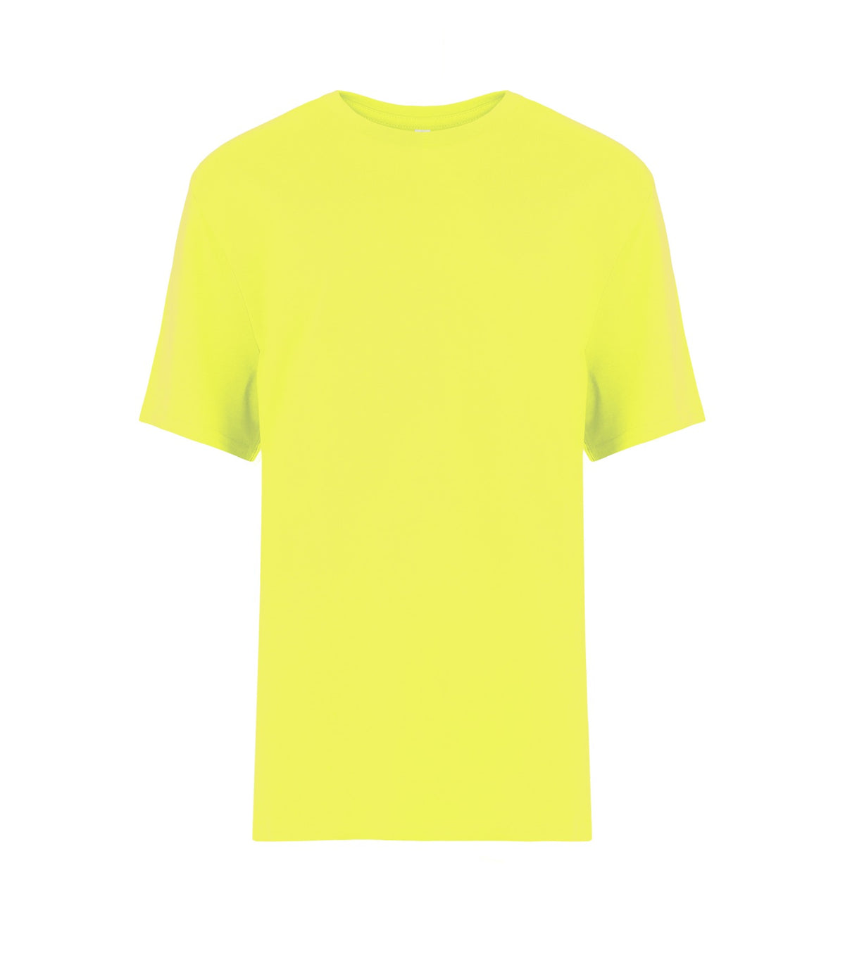 ATC EuroSpun ATC8000Y, Eurospun Ring Spun Youth Tee, Extreme Yellow