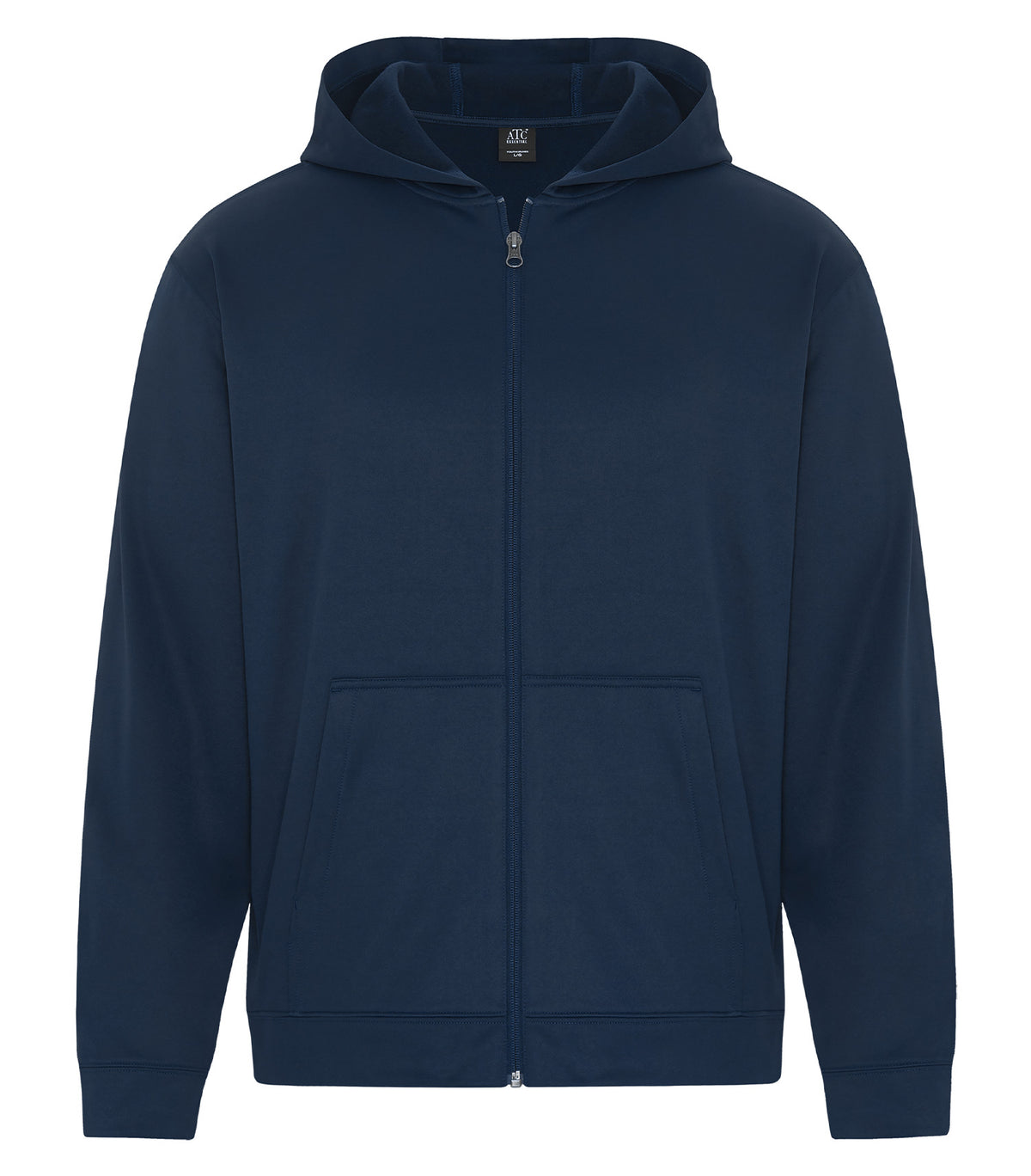 ATC Essential ATCF2110, Essential Performance Full Zip Hoodie, True Navy