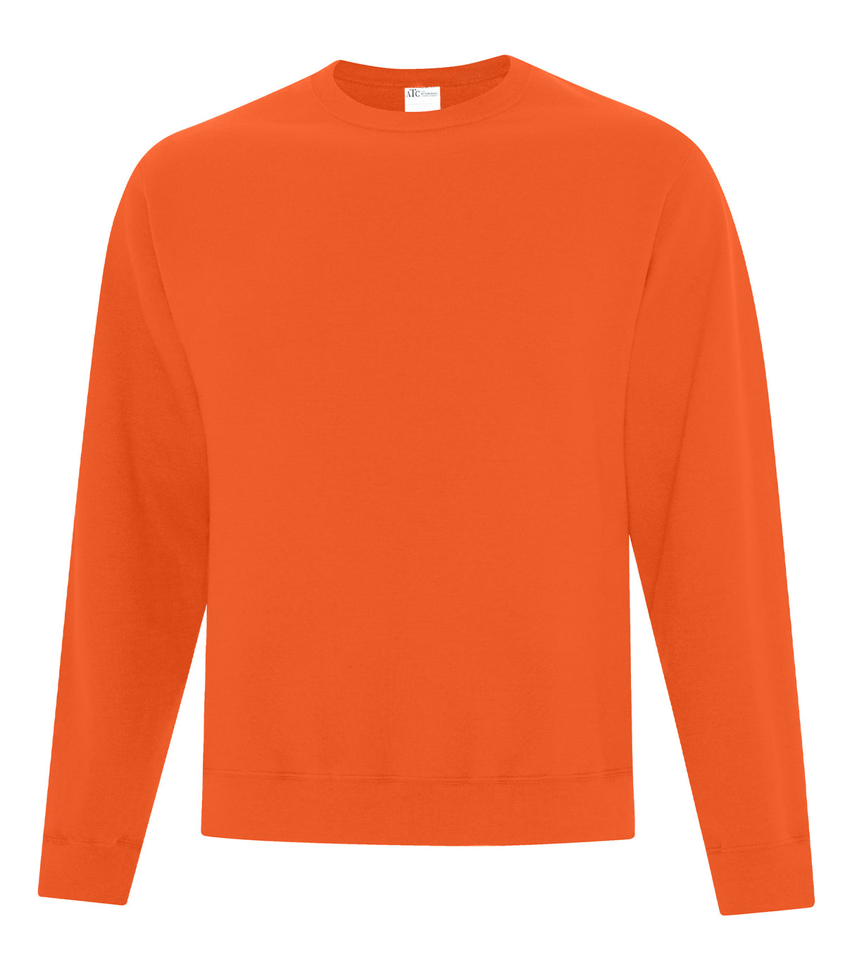 ATC Everyday Collection ATCF2400, Everyday Fleece Crewneck Sweatshirt, Orange