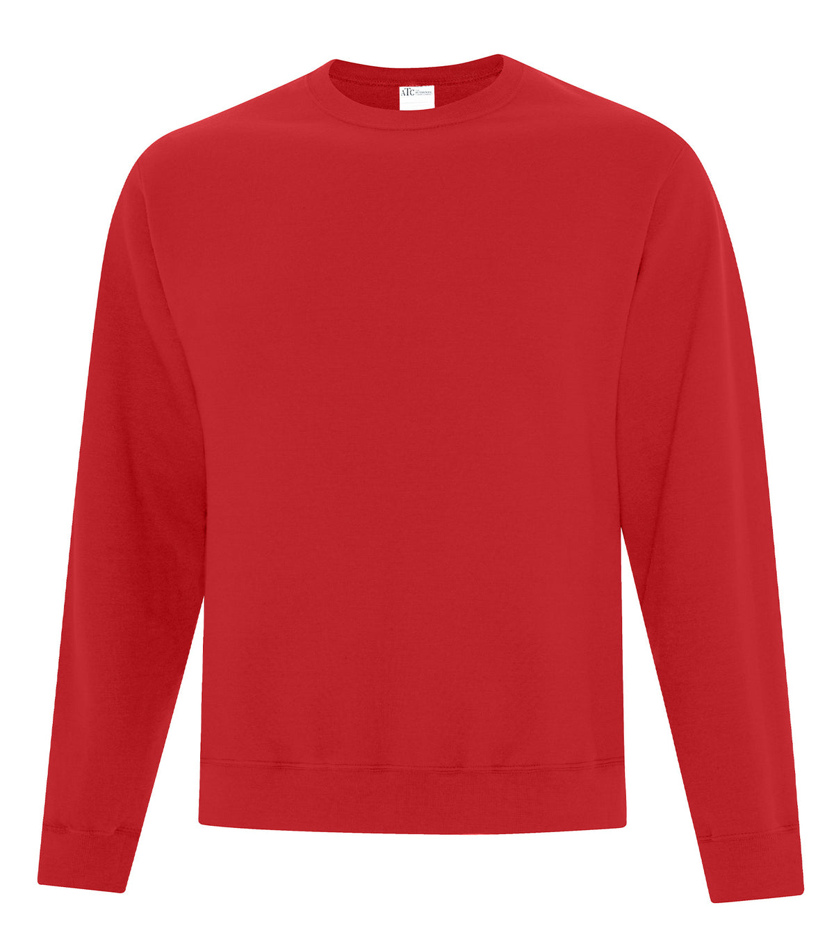 ATC Everyday Collection ATCF2400, Everyday Fleece Crewneck Sweatshirt, Team Red