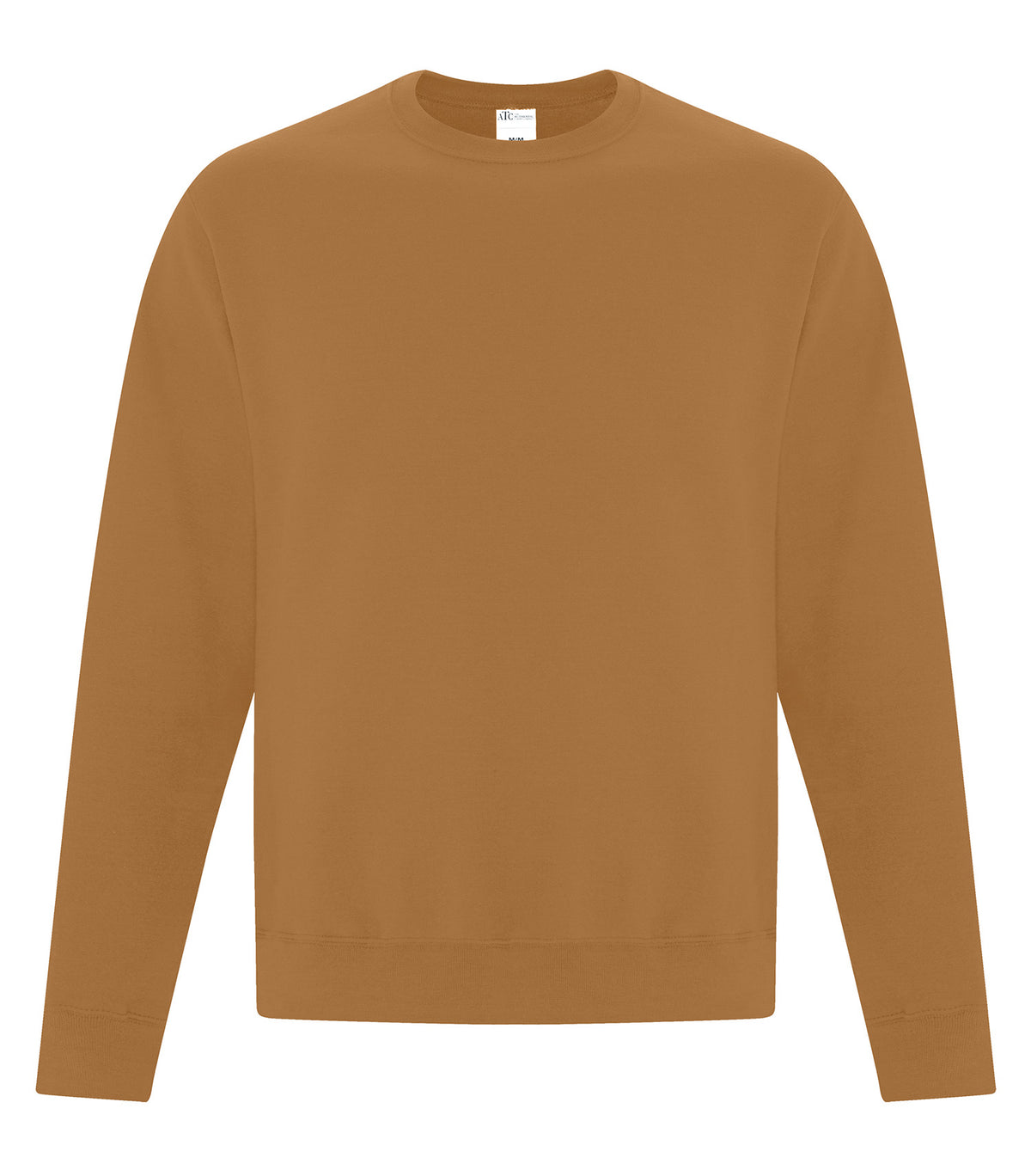 ATC Everyday Collection ATCF2400, Everyday Fleece Crewneck Sweatshirt, Caramel