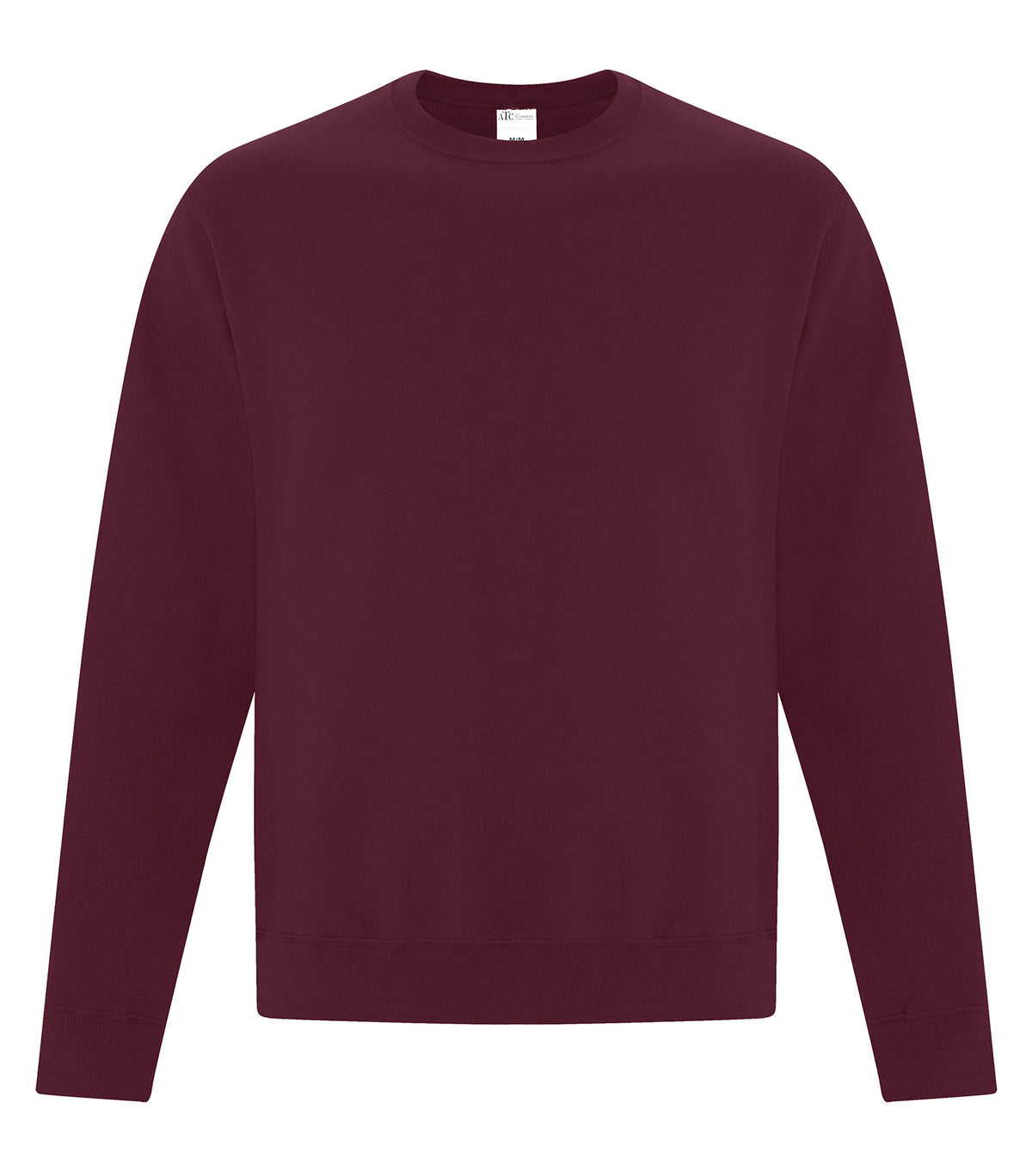 ATC Everyday Collection ATCF2400, Everyday Fleece Crewneck Sweatshirt, Maroon