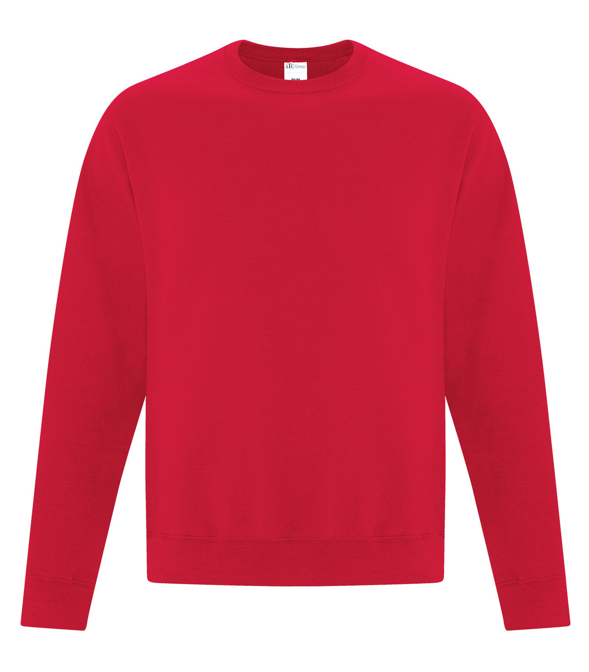 ATC Everyday Collection ATCF2400, Everyday Fleece Crewneck Sweatshirt, Red