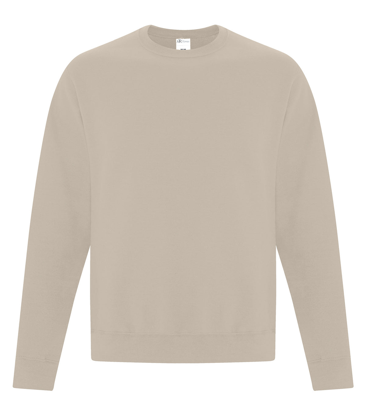 ATC Everyday Collection ATCF2400, Everyday Fleece Crewneck Sweatshirt, Sand