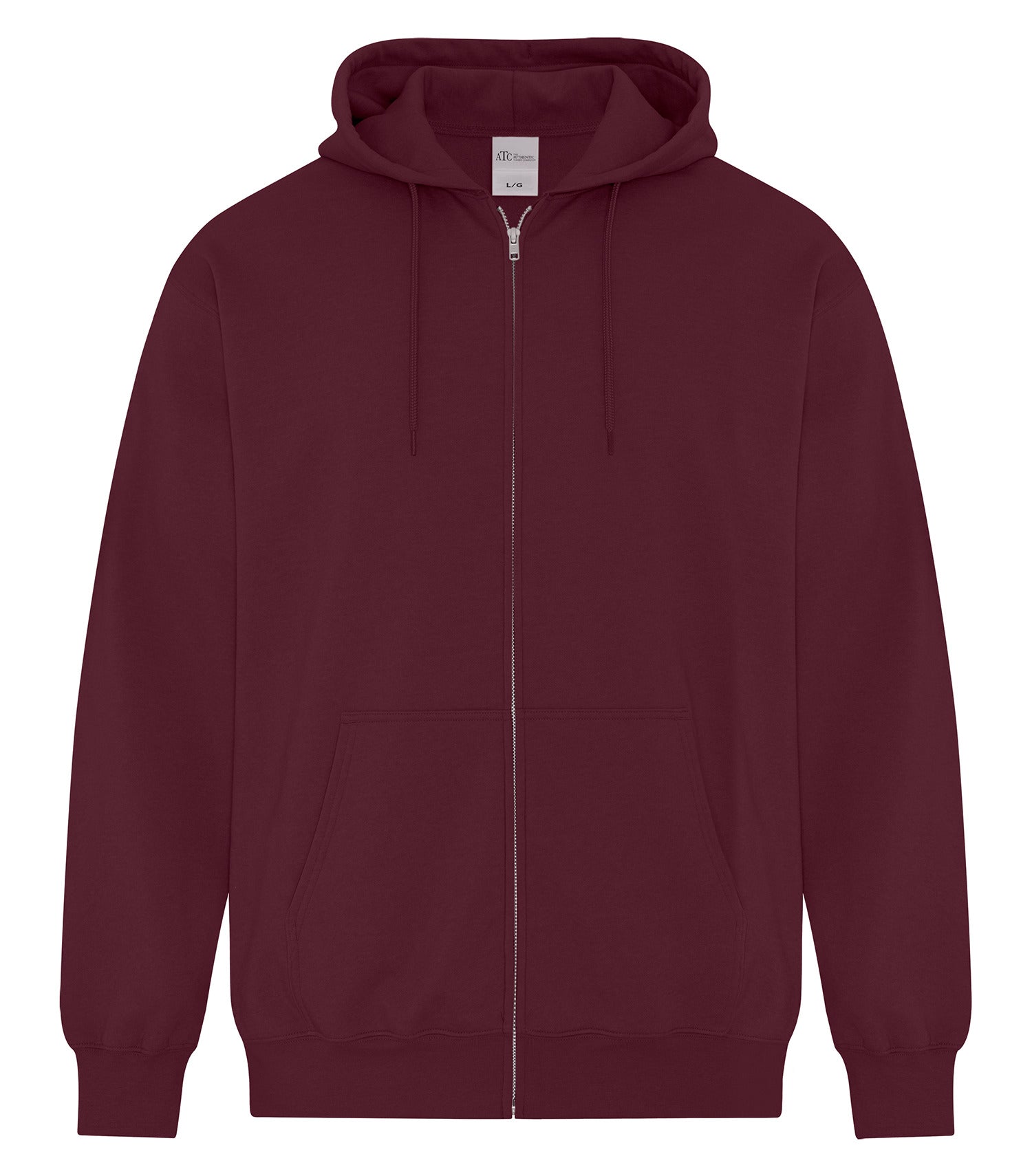 Everyday - ATC™ EVERYDAY FLEECE FULL ZIP HOODIE. - ATCF2600 Maroon ATCF2600 Everyday