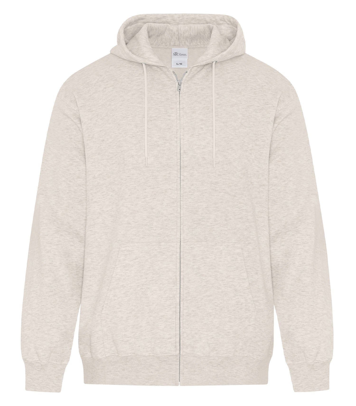 Everyday - ATC™ EVERYDAY FLEECE FULL ZIP HOODIE. - ATCF2600 Oatmeal Heather ATCF2600 Everyday