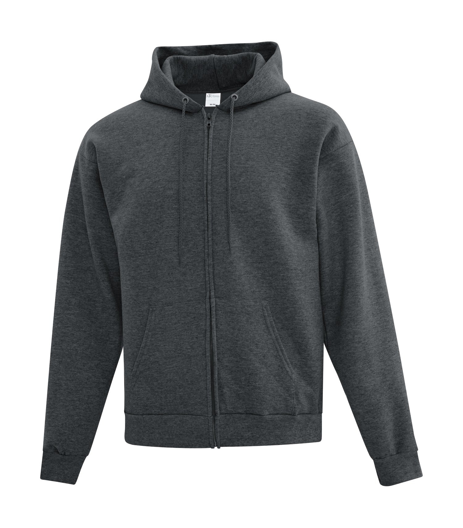 Everyday - ATC™ EVERYDAY FLEECE FULL ZIP HOODIE. - ATCF2600 Dark Heather Grey ATCF2600 Everyday
