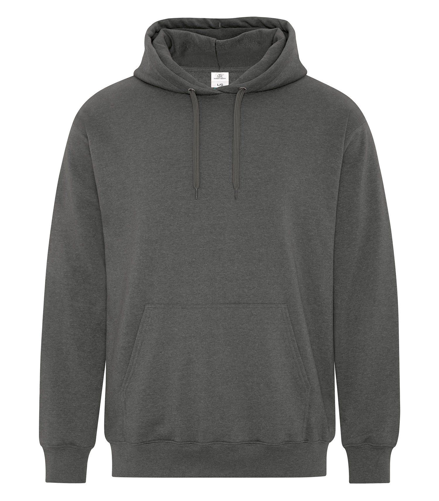 Premium ATC_EarthWash - ATC™ EARTH WASH® TOURBILLON FLEECE HOODIE. - ATCF6500 | Custom Embroidery Available - Fast Turnaround Earth Pewter ATC_EarthWash ATCF6500