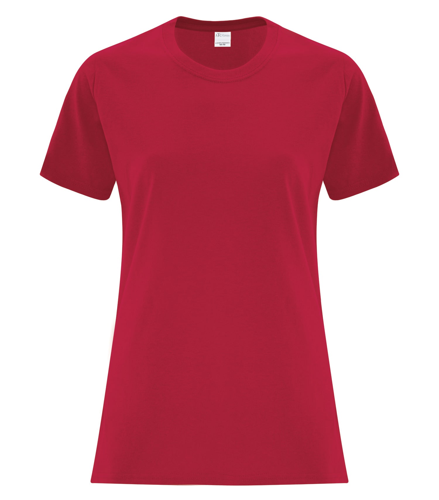 Everyday - ATC™ EVERYDAY SIDE SEAM LADIES' TEE. - ATCS1000L Red ATCS1000L Everyday