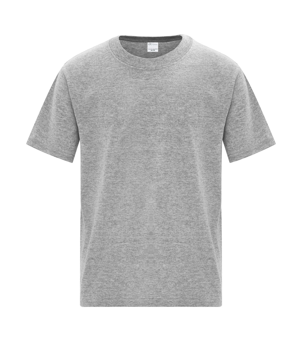 ATC Everyday Collection ATCS1000Y, Everyday Side Seam Youth Tee, Athletic Heather*
