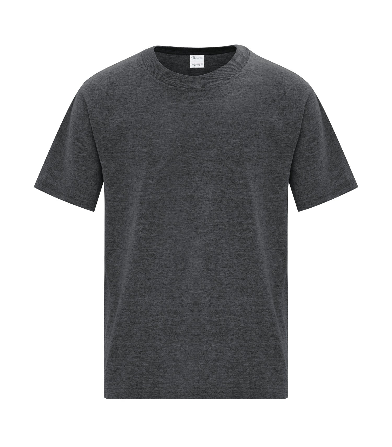 Everyday - ATC™ EVERYDAY SIDE SEAM YOUTH TEE. - ATCS1000Y Dark Grey Heather** ATCS1000Y Everyday