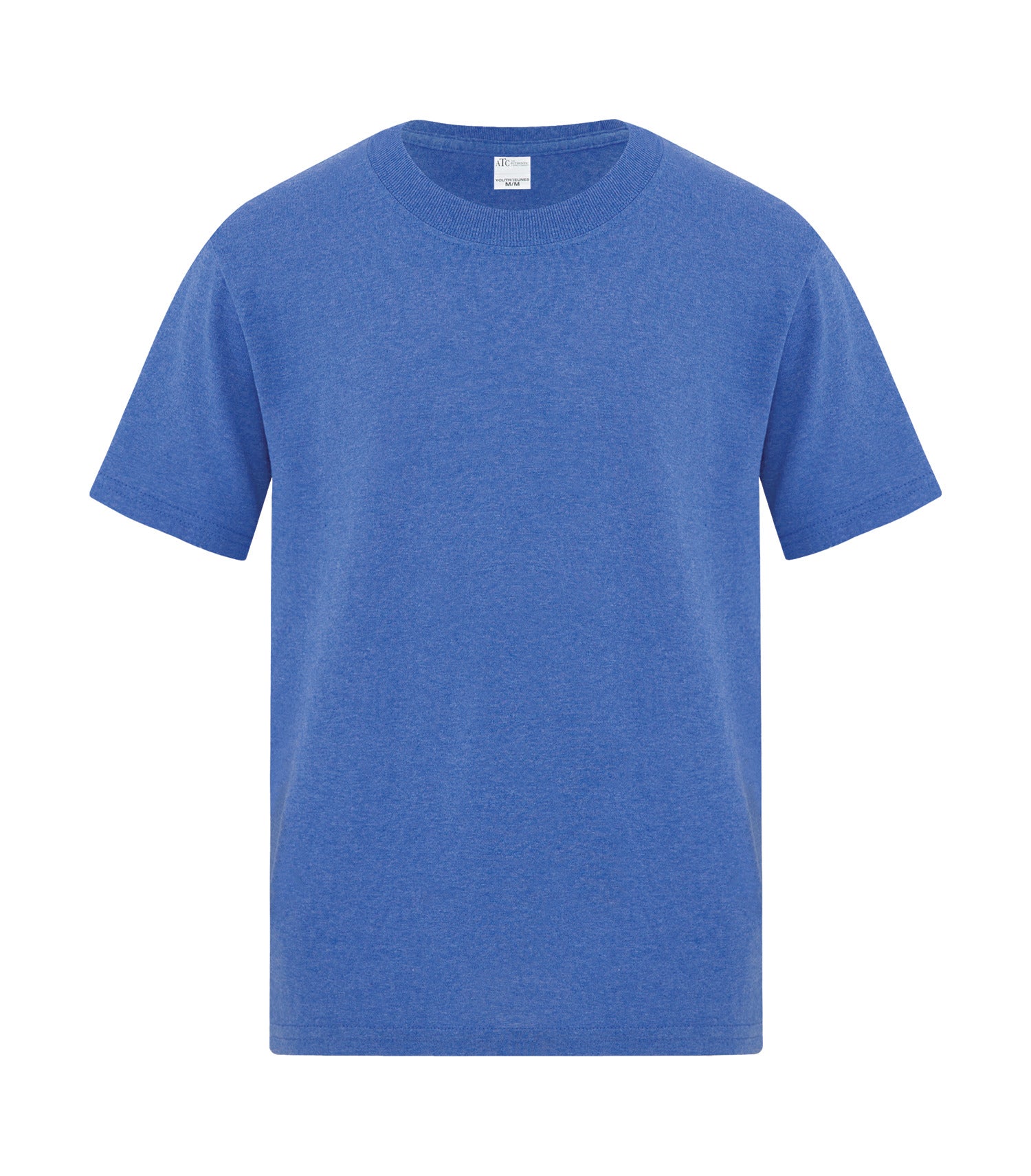 Everyday - ATC™ EVERYDAY SIDE SEAM YOUTH TEE. - ATCS1000Y Heather Royal** ATCS1000Y Everyday