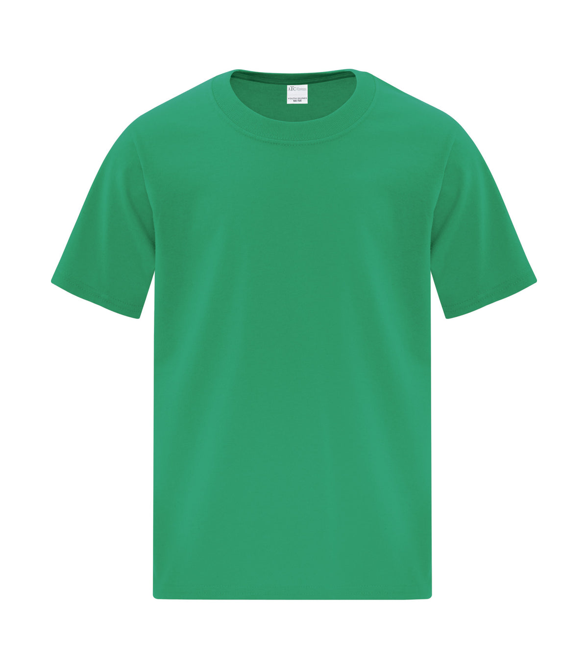 ATC Everyday Collection ATCS1000Y, Everyday Side Seam Youth Tee, Kelly