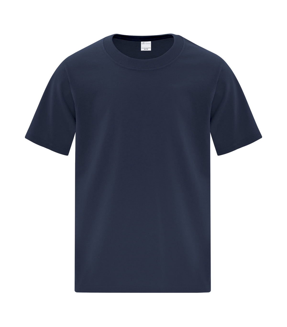 ATC Everyday Collection ATCS1000Y, Everyday Side Seam Youth Tee, Navy