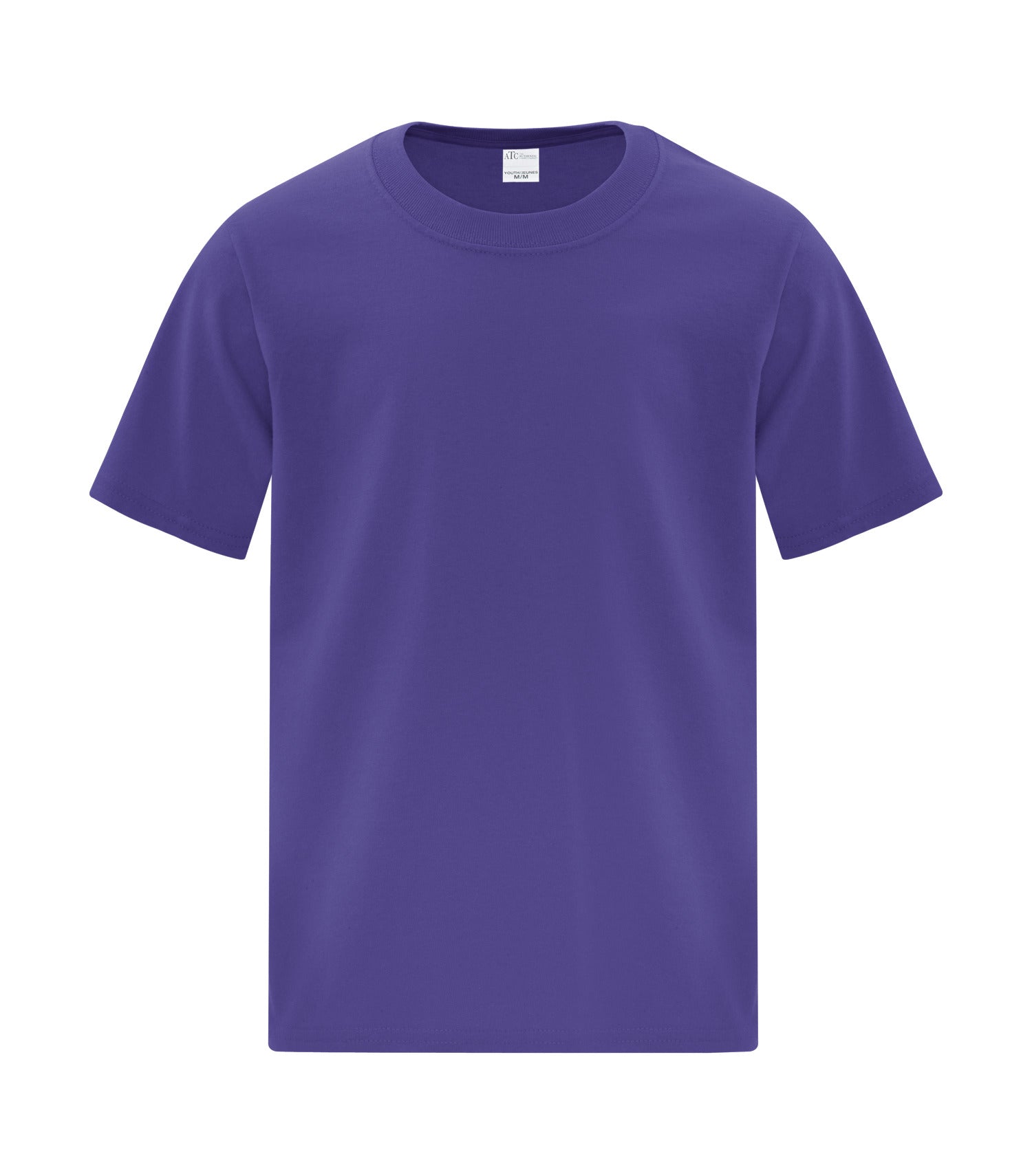 Everyday - ATC™ EVERYDAY SIDE SEAM YOUTH TEE. - ATCS1000Y Purple ATCS1000Y Everyday