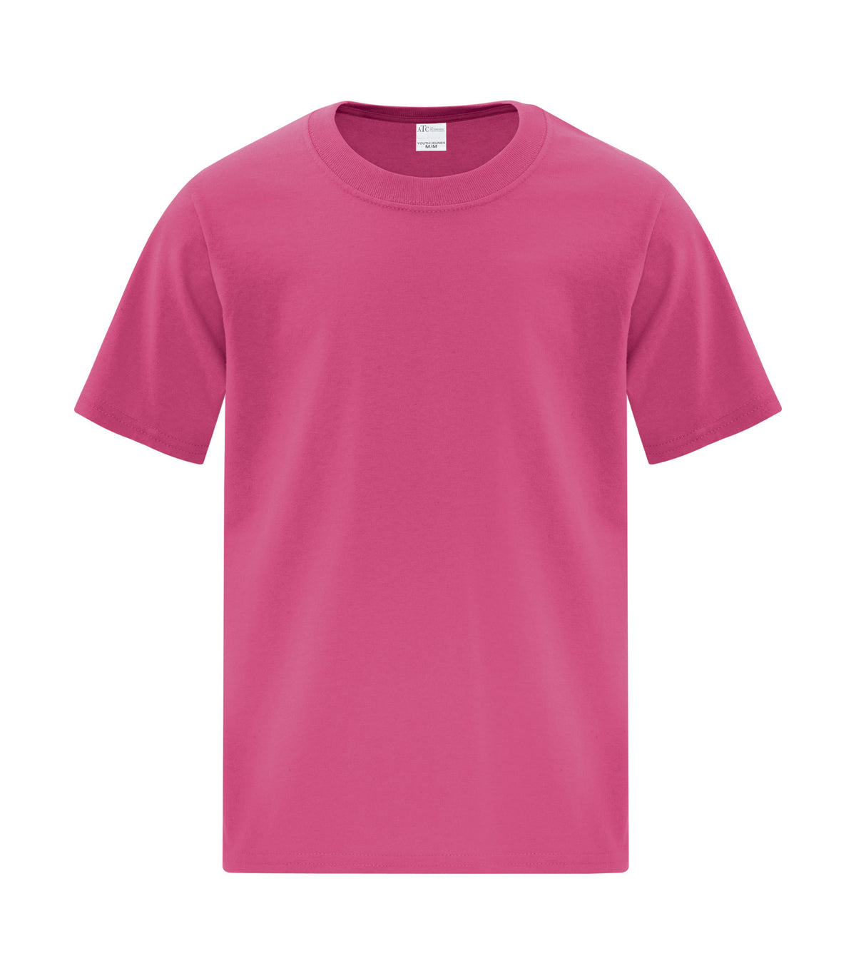 ATC Everyday Collection ATCS1000Y, Everyday Side Seam Youth Tee, Sangria