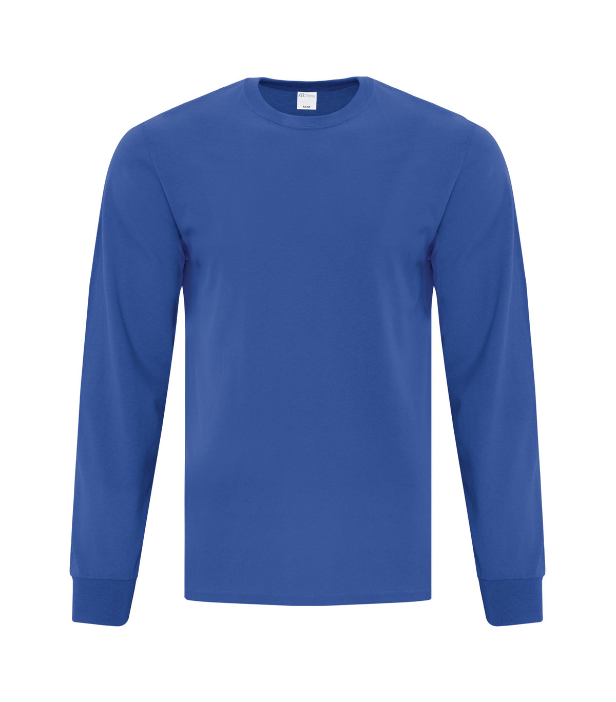 ATC Everyday Collection ATCS1015, Everyday Side Seam Long Sleeve Tee, Royal