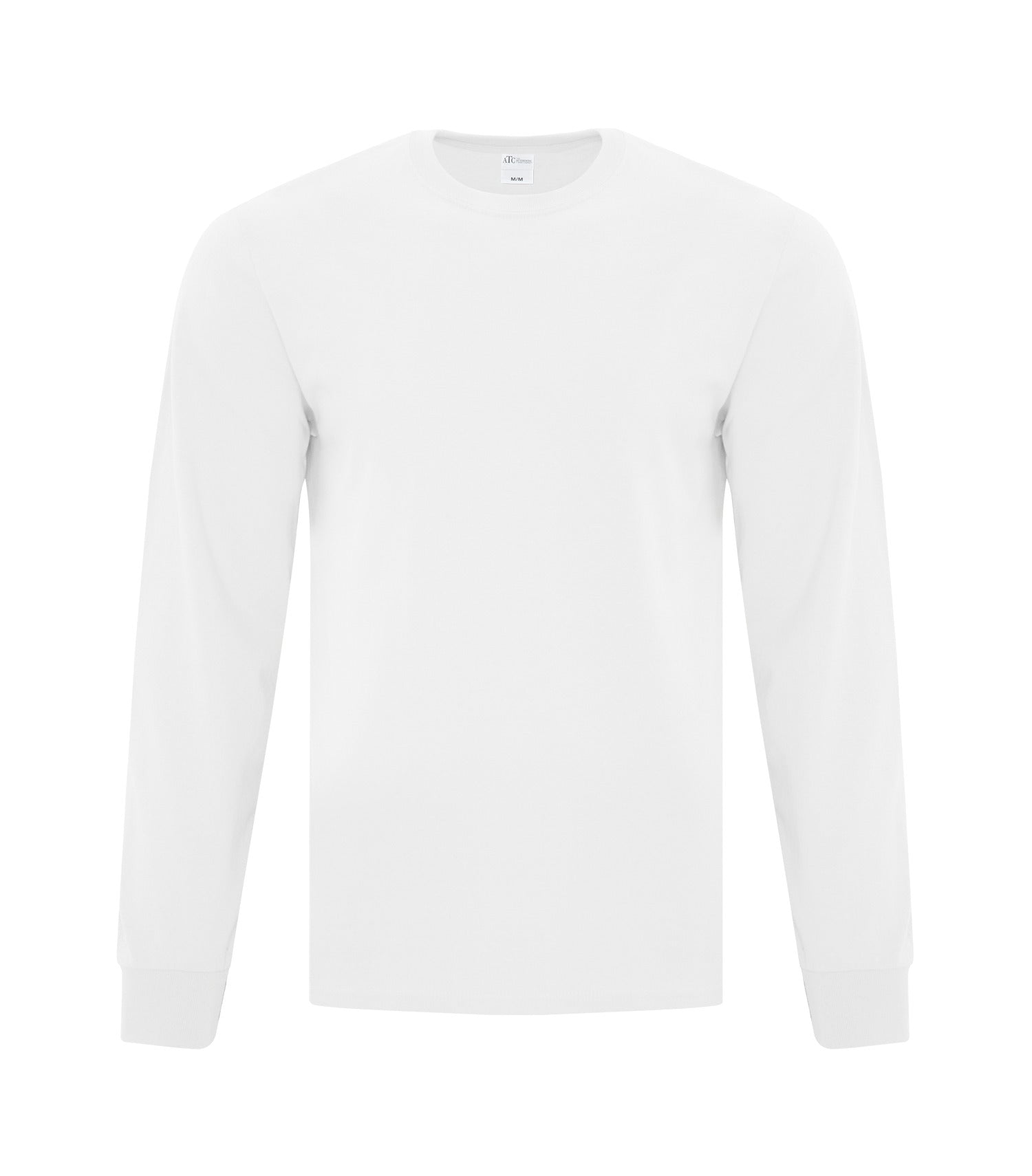 Everyday - ATC™ EVERYDAY SIDE SEAM LONG SLEEVE TEE. - ATCS1015 White ATCS1015 Everyday