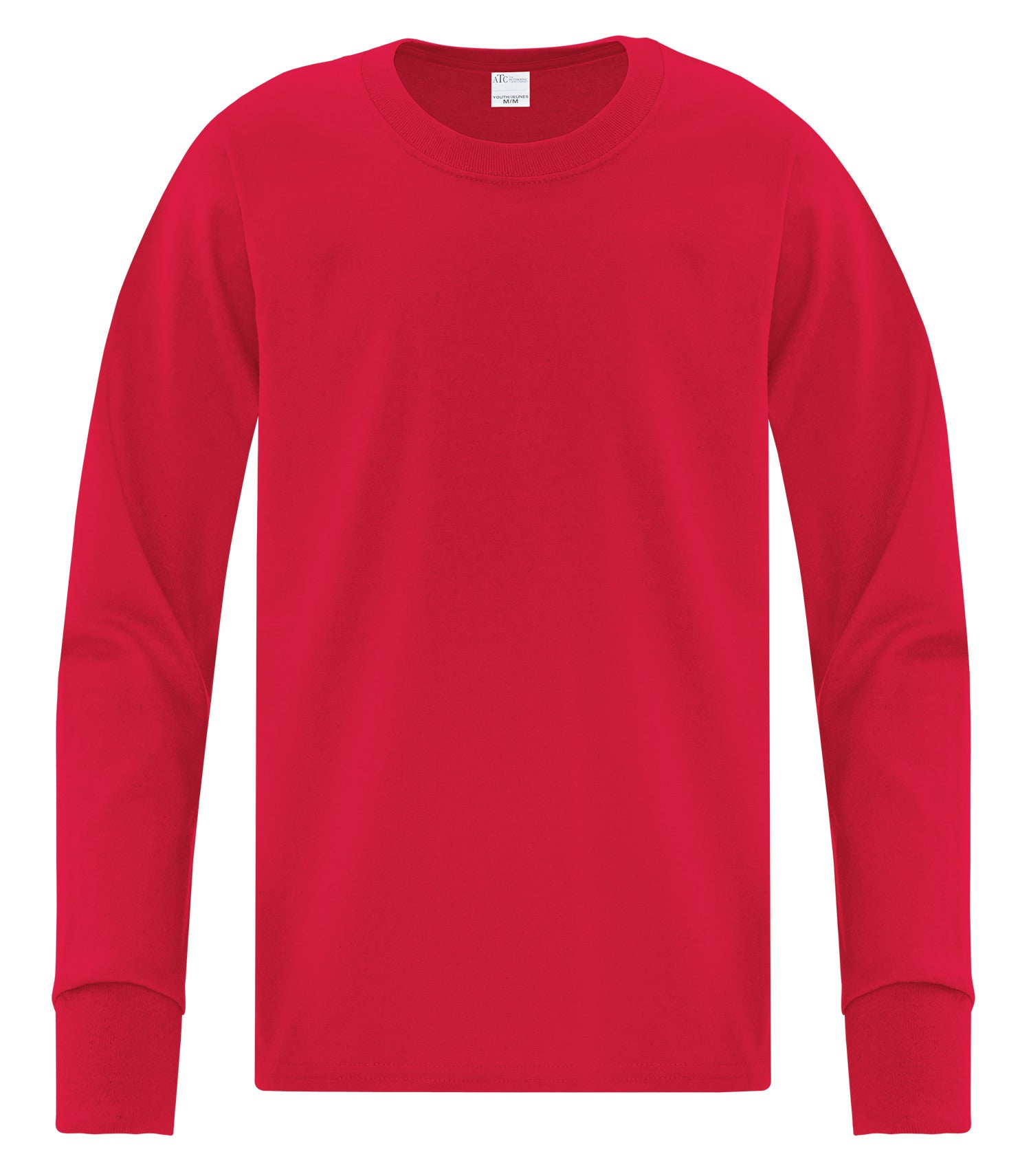Everyday - ATC™ EVERYDAY SIDE SEAM LONG SLEEVE YOUTH TEE. - ATCS1015Y Red ATCS1015Y Everyday