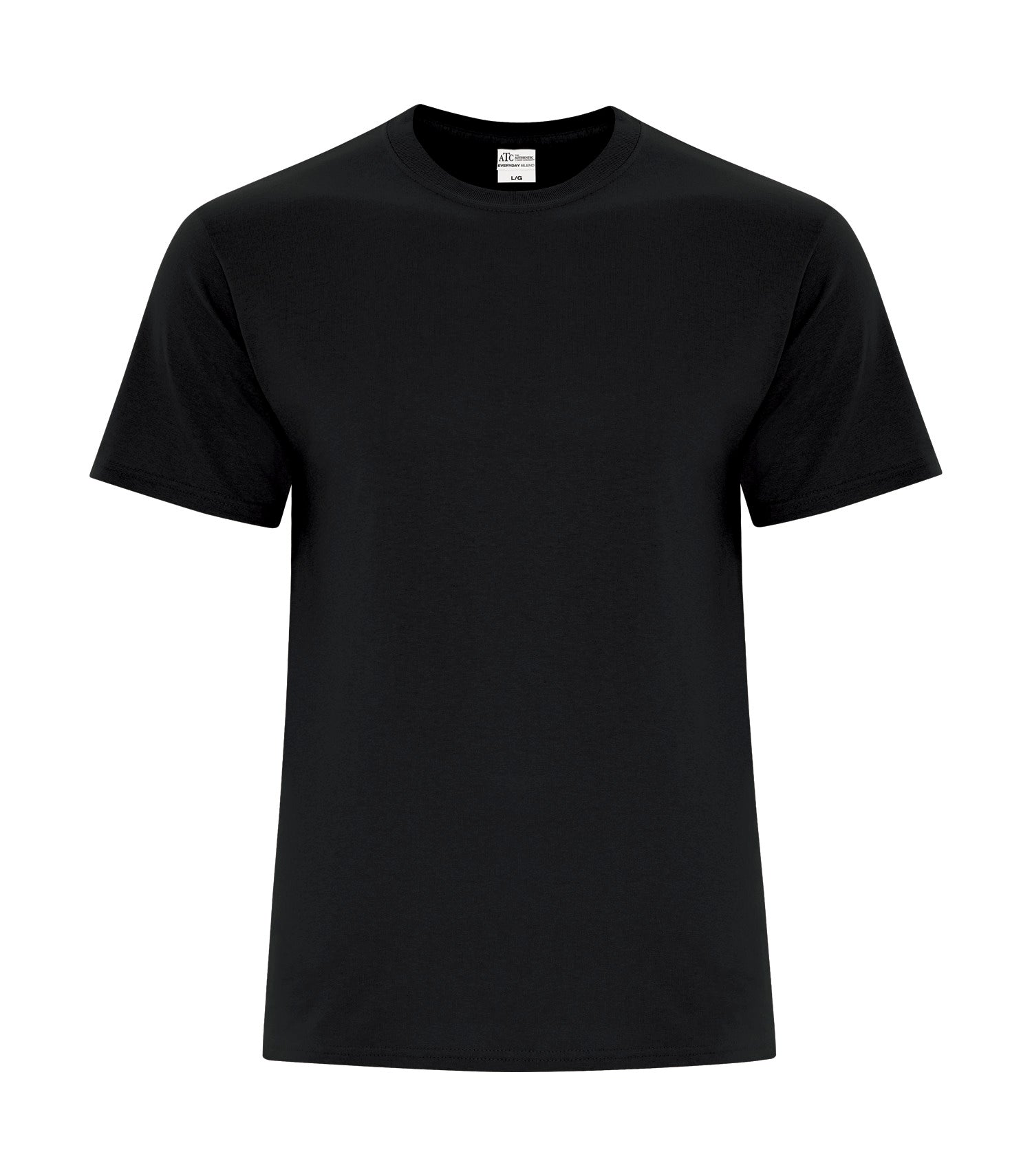 Everyday - ATC™ EVERYDAY BLEND SIDE SEAM TEE. - ATCS5050 Black ATCS5050 Everyday