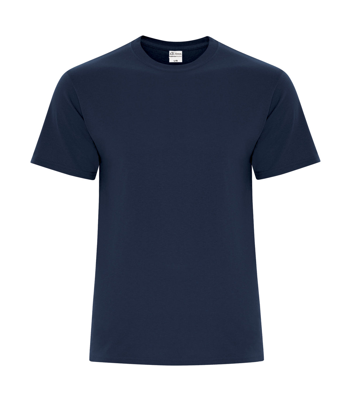 ATC Everyday Collection ATCS5050, Everyday Blend Side Seam Tee, Navy