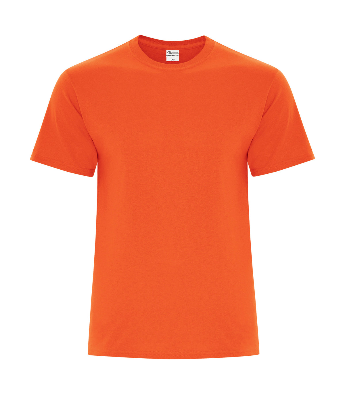 ATC Everyday Collection ATCS5050, Everyday Blend Side Seam Tee, Orange