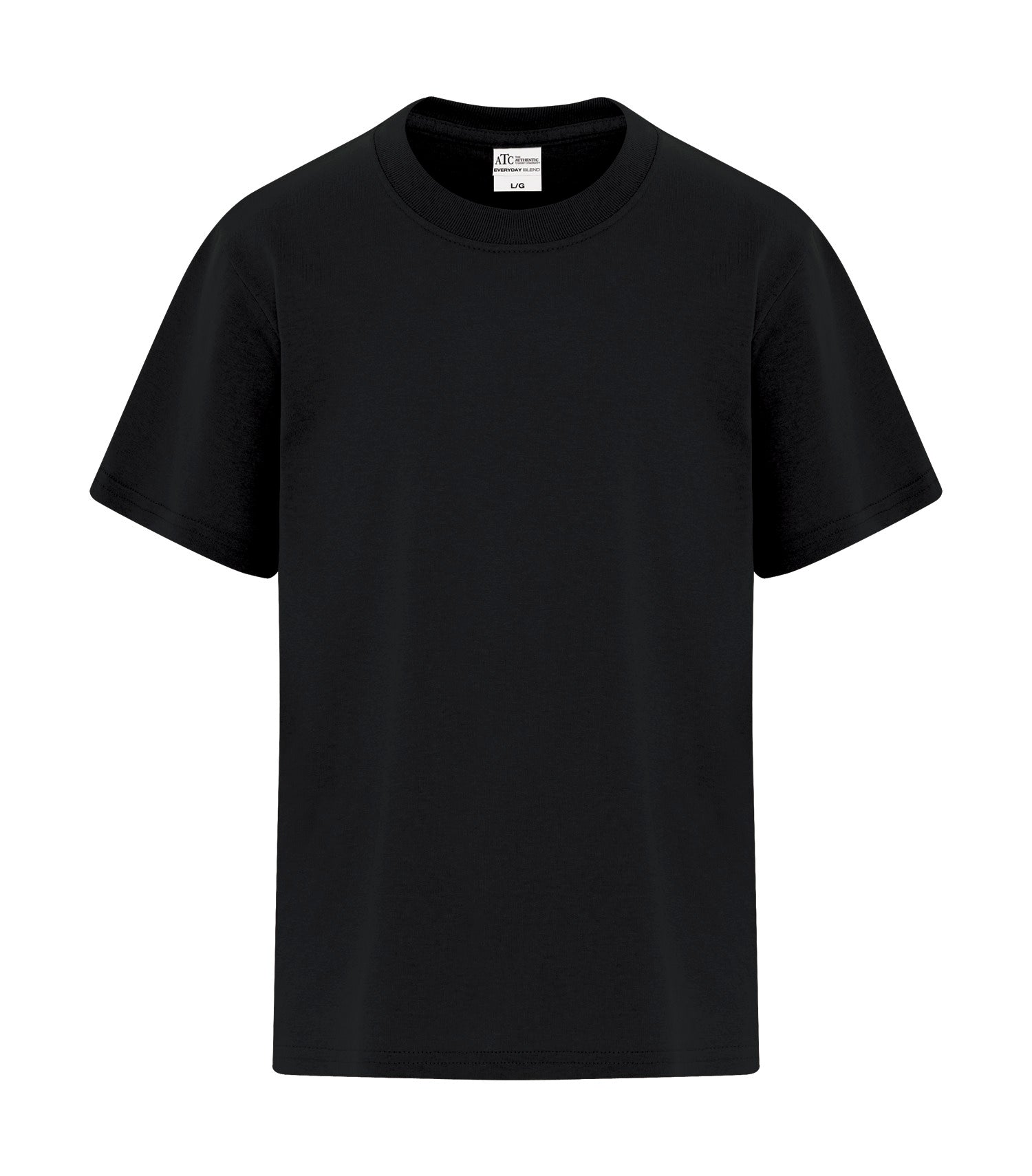 Everyday - ATC™ EVERYDAY BLEND SIDE SEAM YOUTH TEE. - ATCS5050Y Black ATCS5050Y Everyday