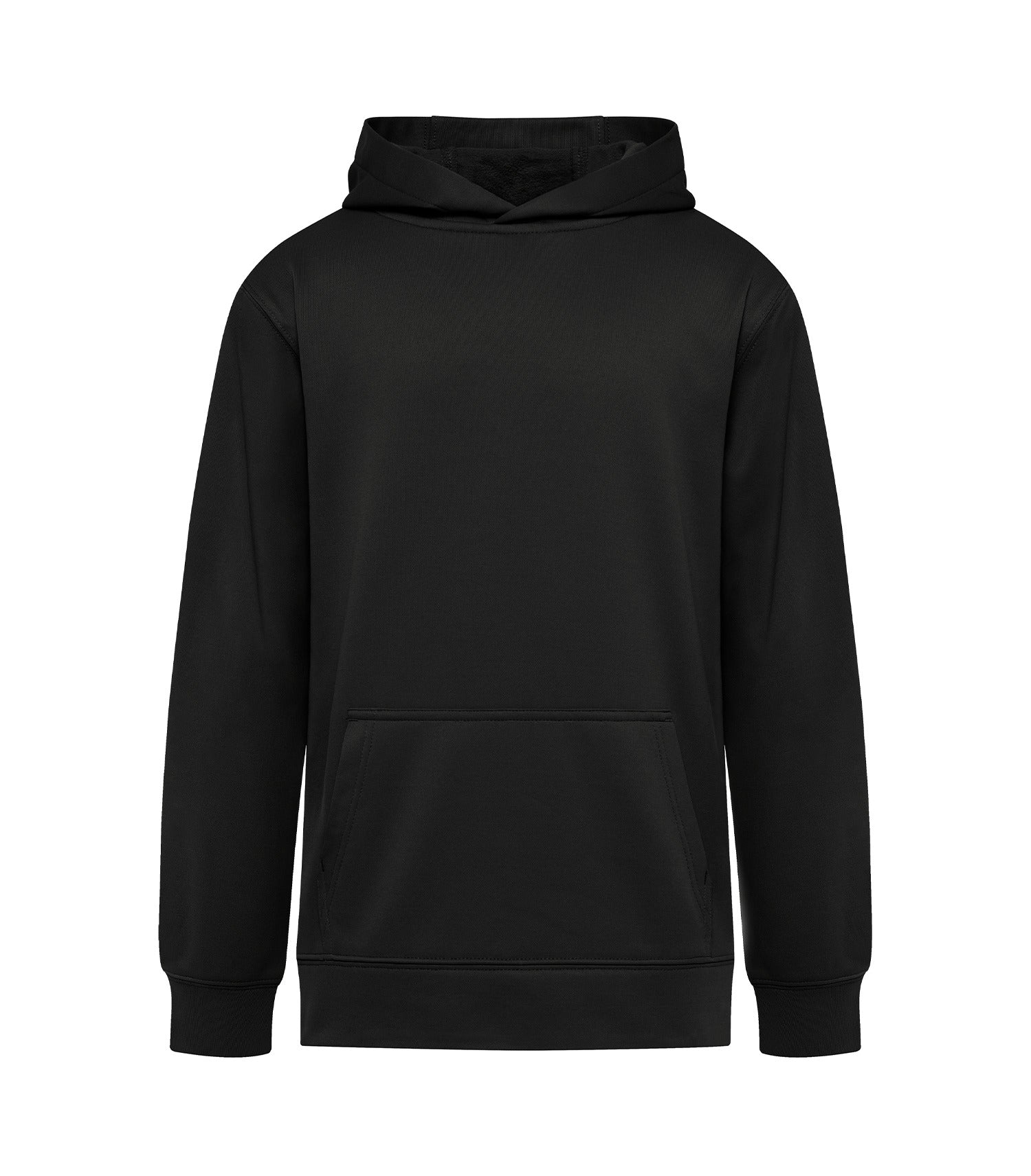 ATC-Essential - ATC ESSENTIAL® PERFORMANCE YOUTH HOODIE. - ATCY2100 - Toronto Embroidery Black atc-essential atcy2100 bulk orders custom decoration custom embroidery custom hoodies durable embroidered hoodies embroidery service fast turnaround long lasting premium quality professional embroidery professional grade pullover sweatshirts toronto embroidery