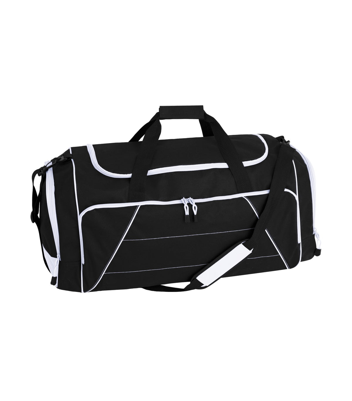 ATC B1034, Varcity Duffel. 80.5l, Black/White