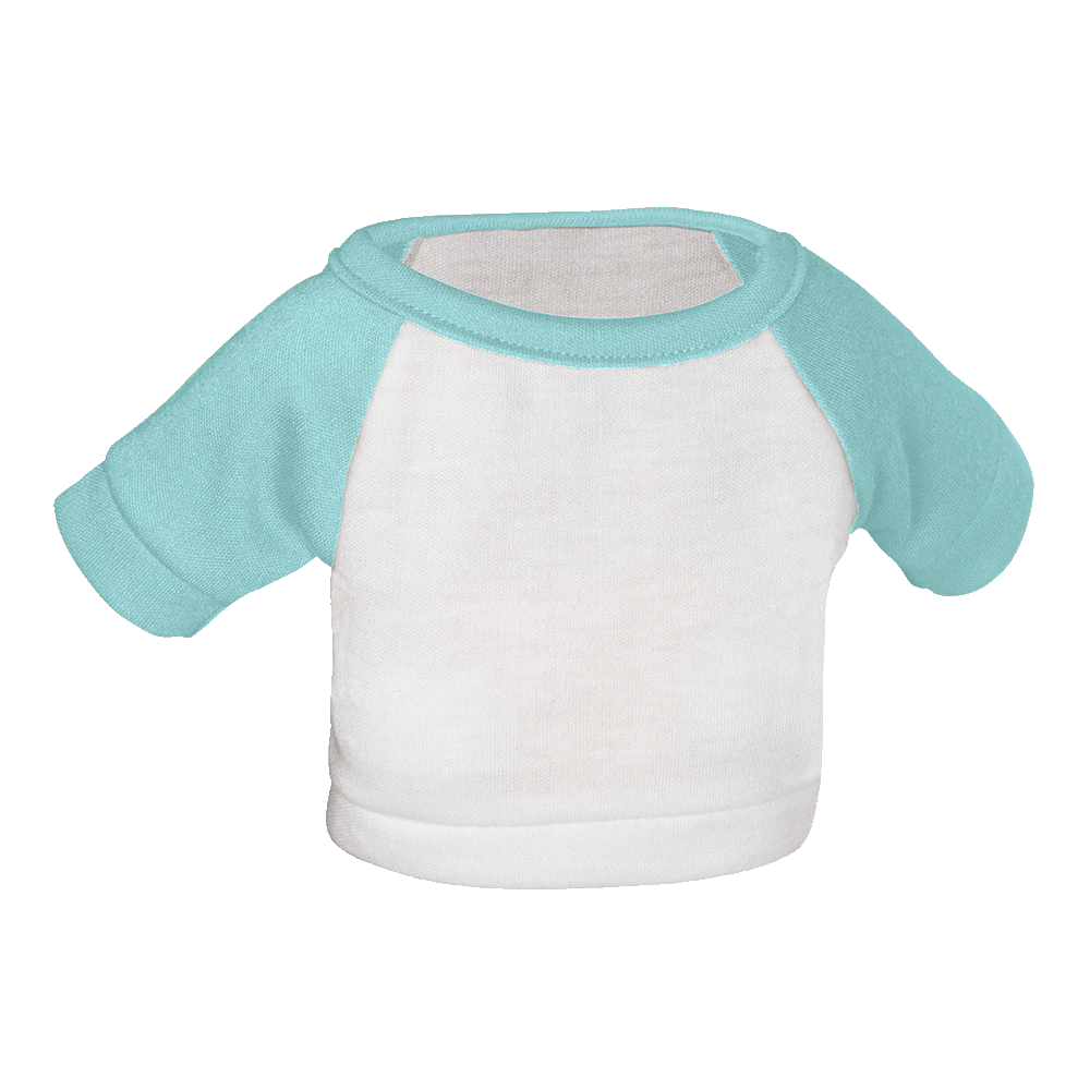 Baseball Tee, 6 Pack baby blue Baseball Tee embroidable T-Shirt Whatzupwiththat! Bearwear