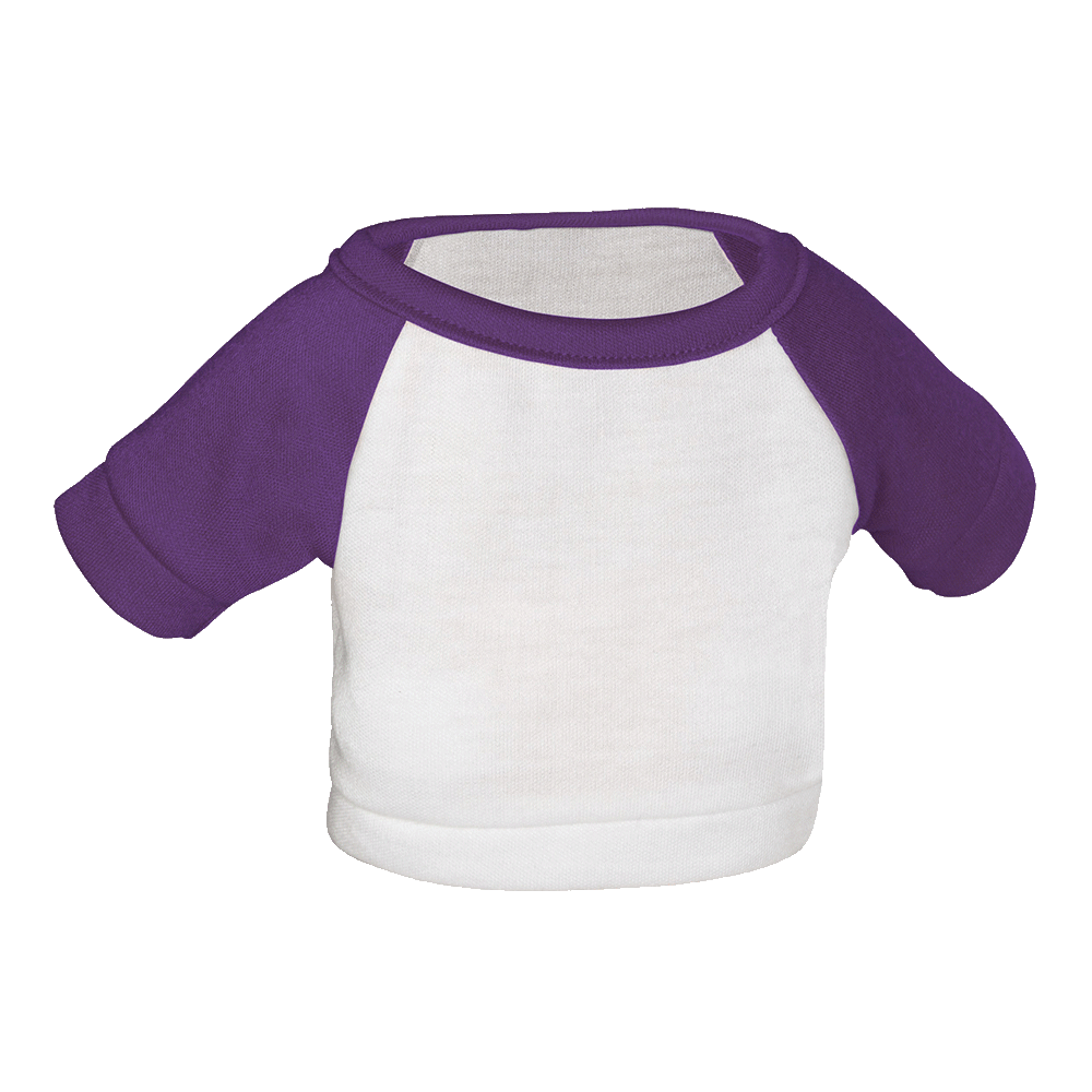 Baseball Tee, 6 Pack purple Baseball Tee embroidable T-Shirt Whatzupwiththat! Bearwear