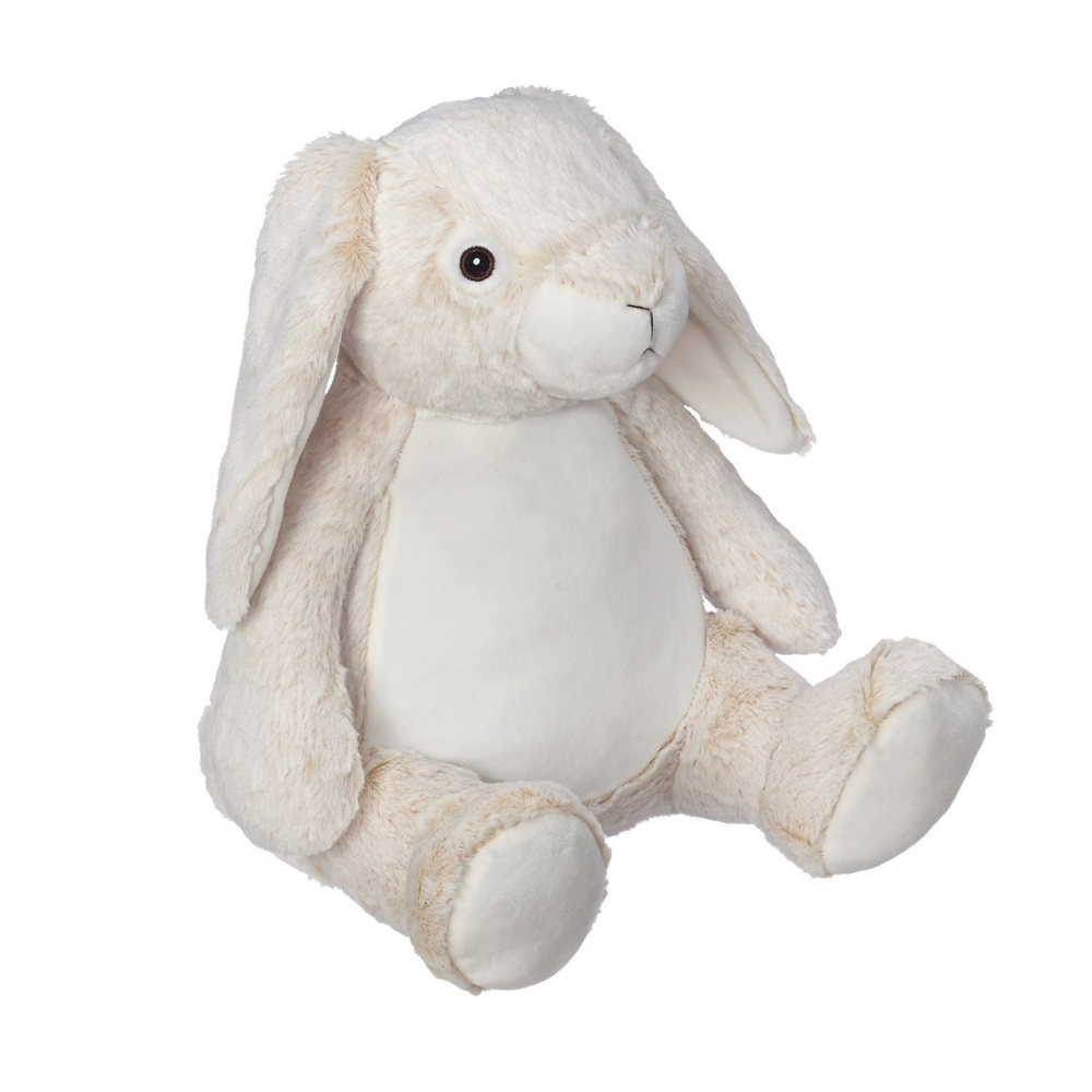 Bella Buddy Bunny 16" bunny cream easter embroidable rabbit