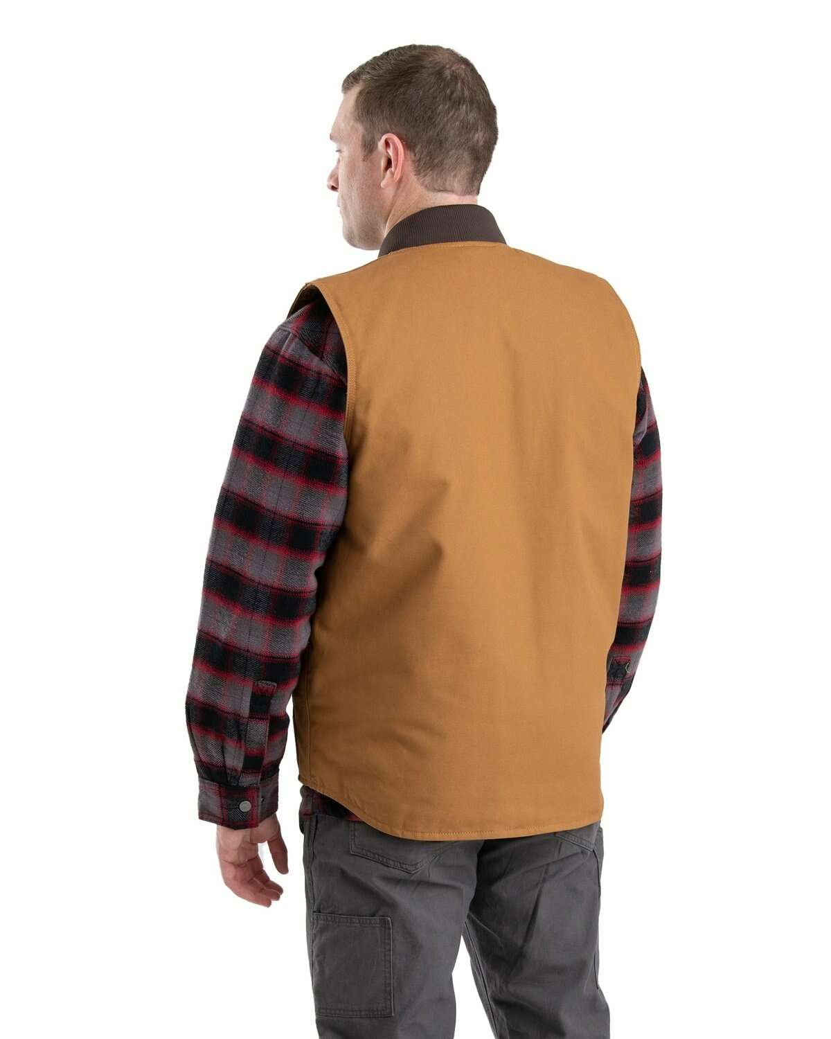Berne Men's Duck Vest V812 - All-Season Durable Workman's Vest all-season vest berne men's vest durable work vest men's duck vest