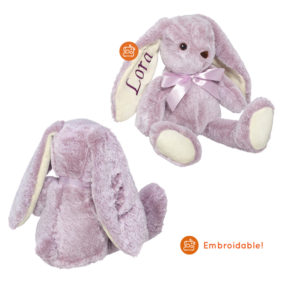 Big Lilac Ear Bunny - Toronto Embroidery bulk orders bunny custom decoration custom embroidery durable easter embroidable embroidery service fast turnaround long lasting premium quality professional embroidery professional grade rabbit toronto embroidery
