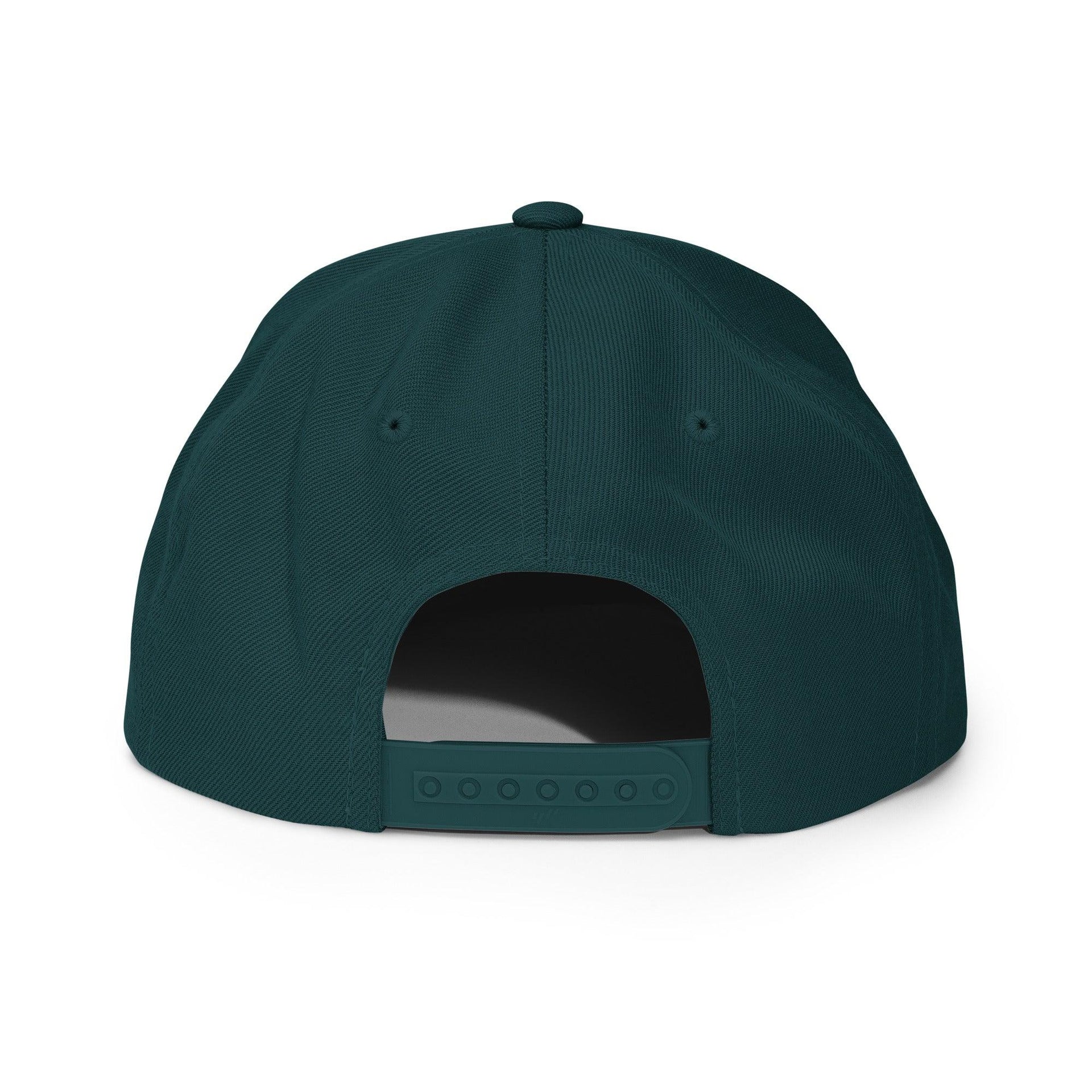 The Bigger the Fupa the Tastier the Chalupa Embroidered Flat Bill Brim Snapback Hat Capital Crowns Funny Snapback Hats