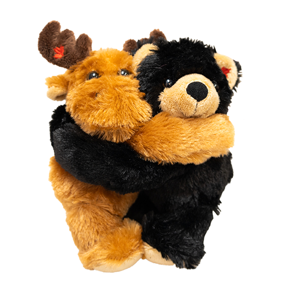 Black Bear & Moose Huggers 7" - 71718 black bear and moose moose