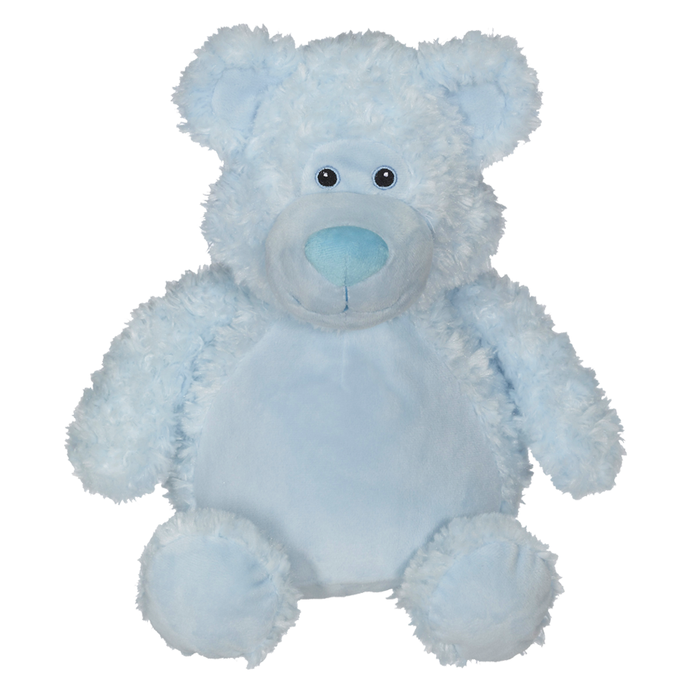 Bobby Buddy Bear - Blue Bear blue embroidable Teddy Bear
