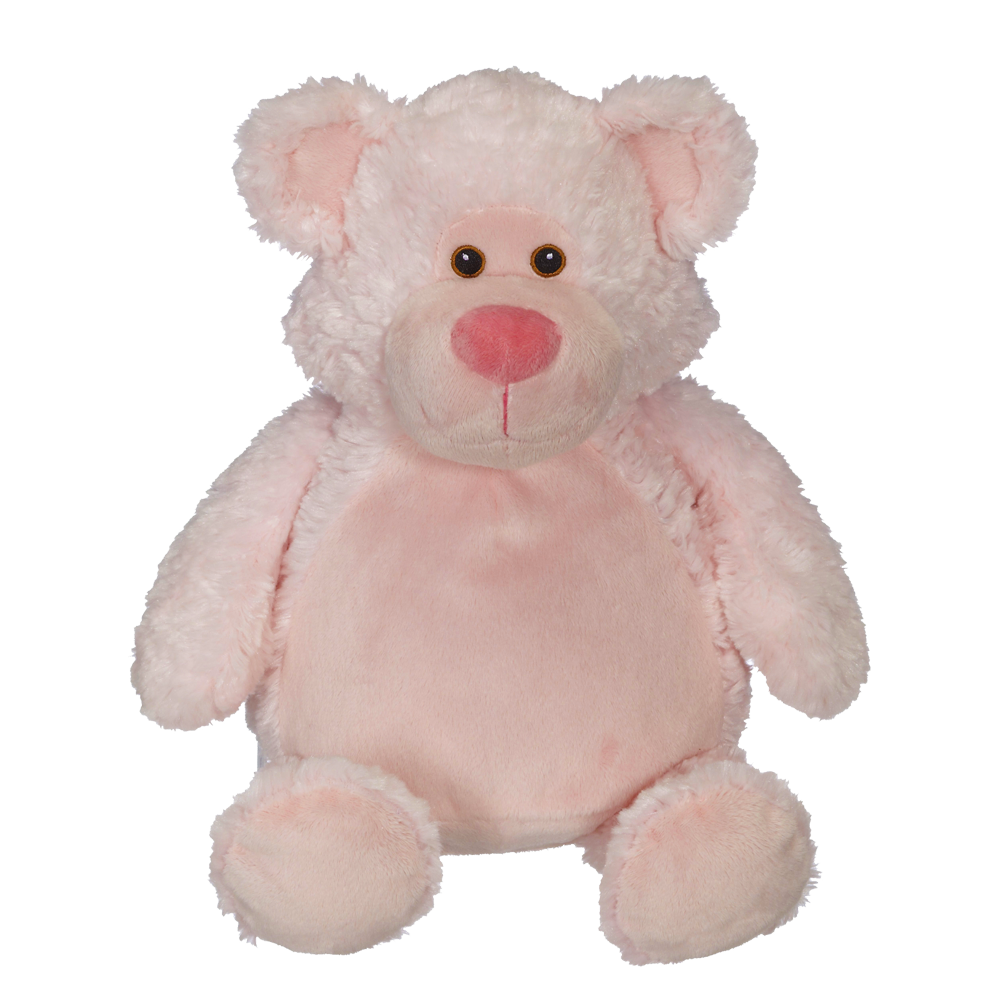 Bobby Buddy Bear - Pink Bear embroidable pink Teddy Bear