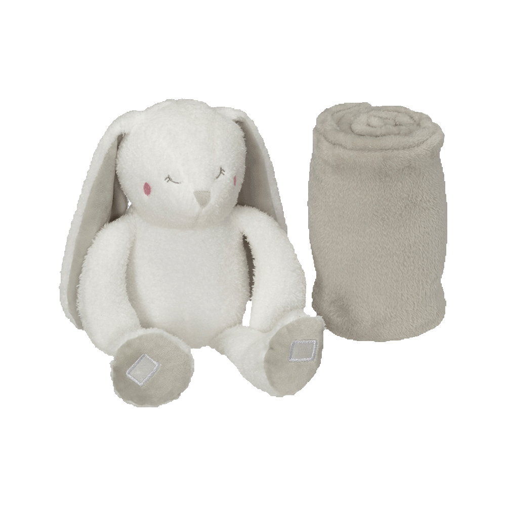 Bunny Blankey Hugger bunny easter embroidable rabbit white