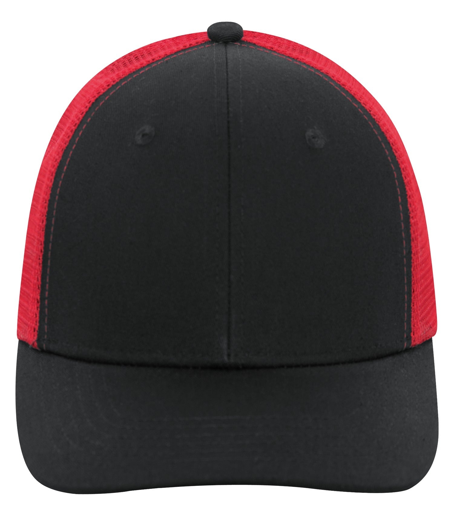 ATC - ATC™ EVERYDAY SNAPBACK TRUCKER CAP. - C1318 Black Red OSFA ATC C1318