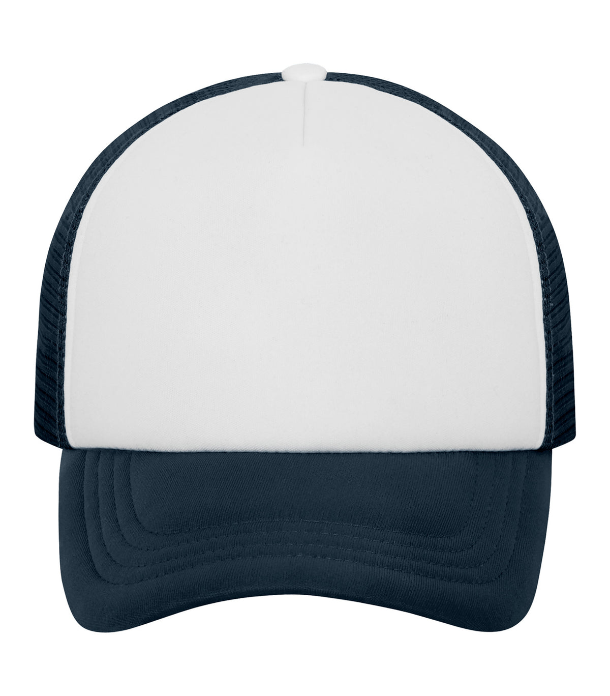 ATC C1327, 5-panel Foam Trucker Cap, White/Navy