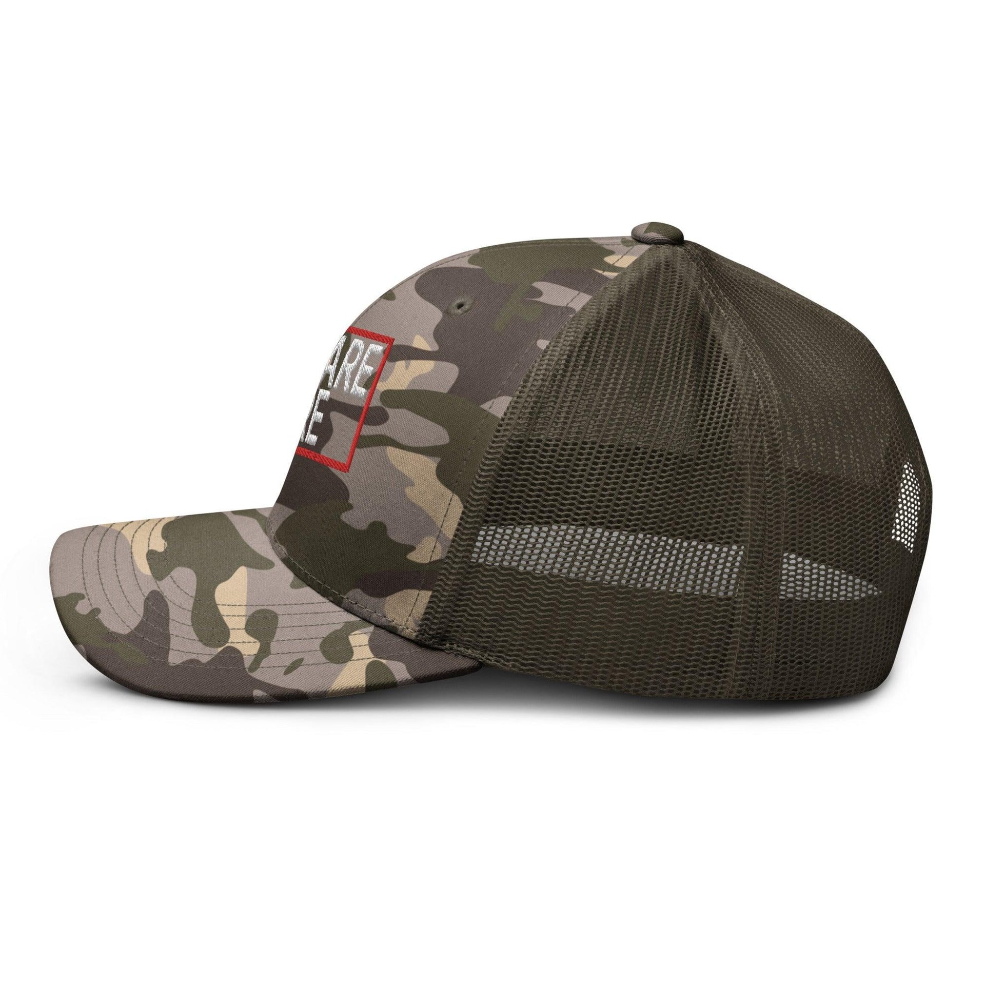 Cabs Are Here Camo Trucker Hat Capital Crowns Funny Trucker Hats